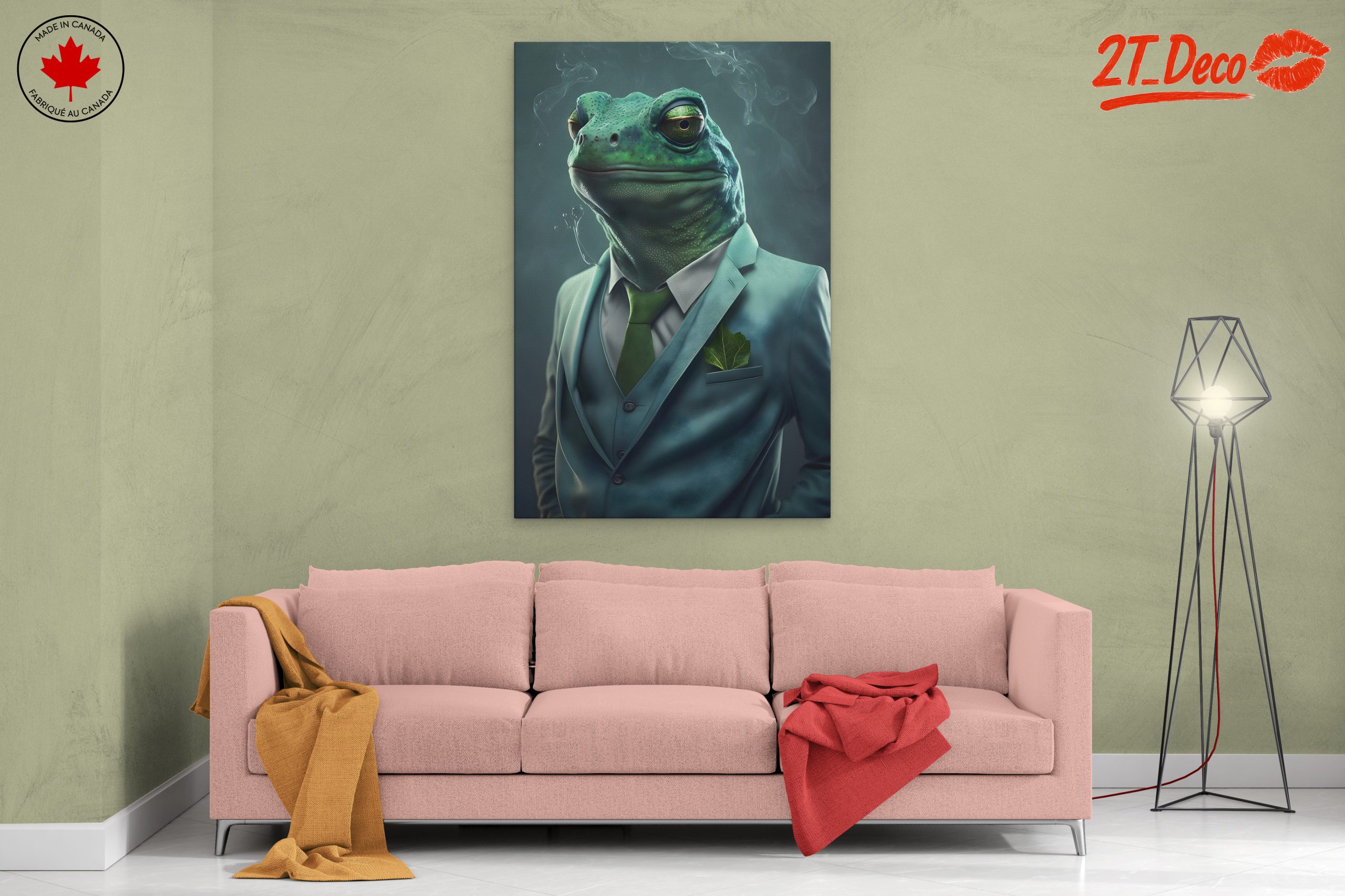 Anthropomorphic Frog Character Art - Image 2