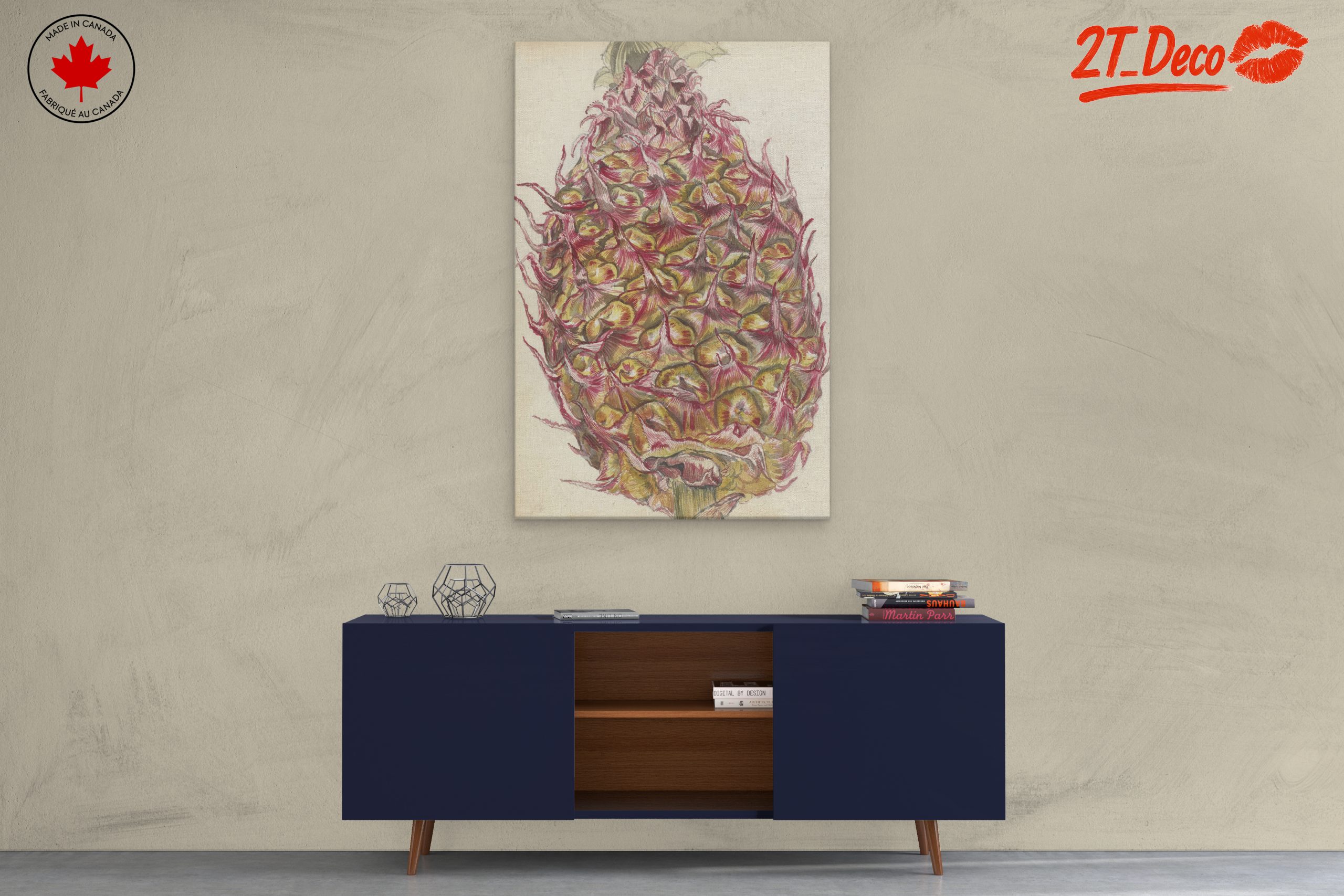 Colorful Abstract Pineapple Illustration - Image 3