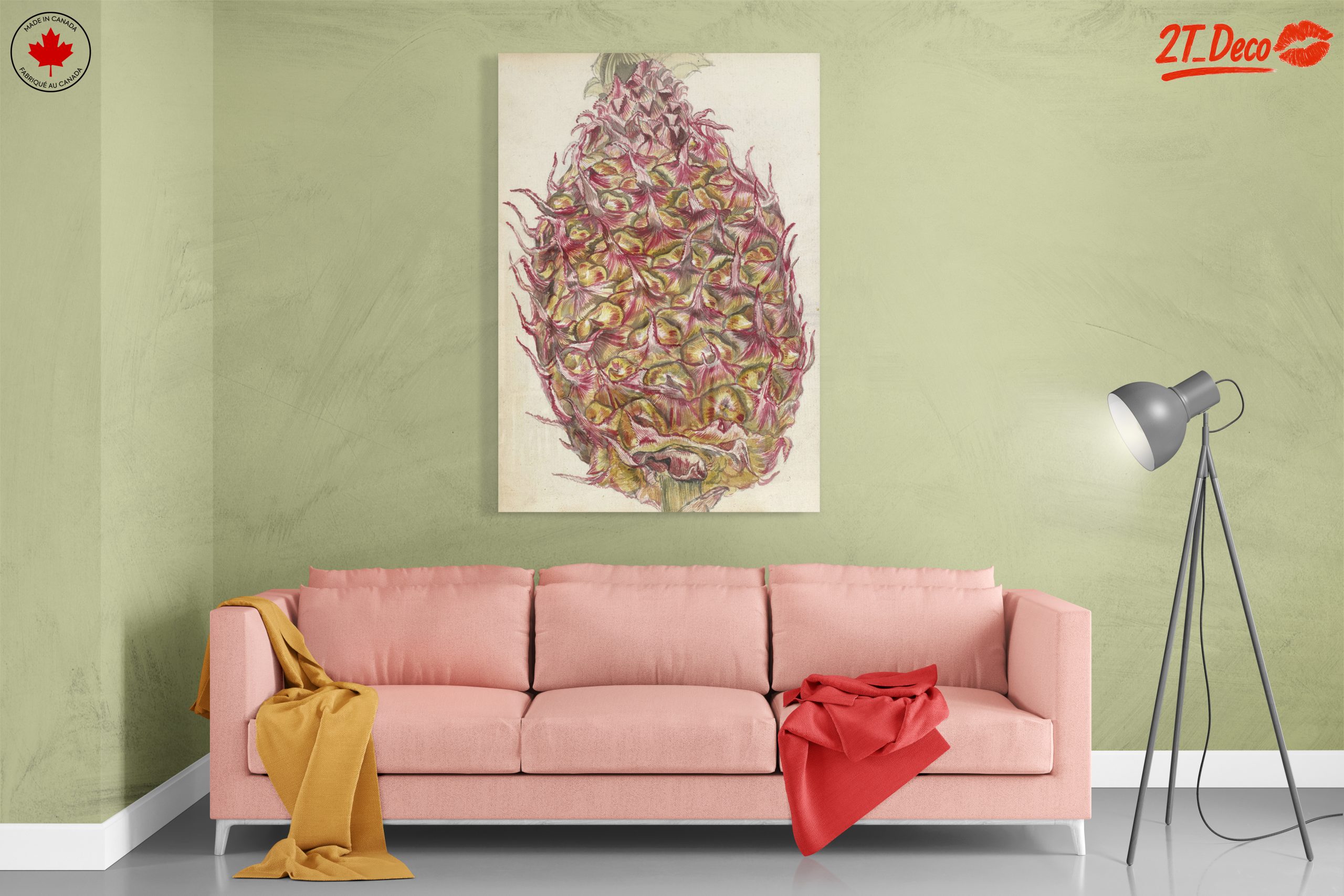 Colorful Abstract Pineapple Illustration - Image 7