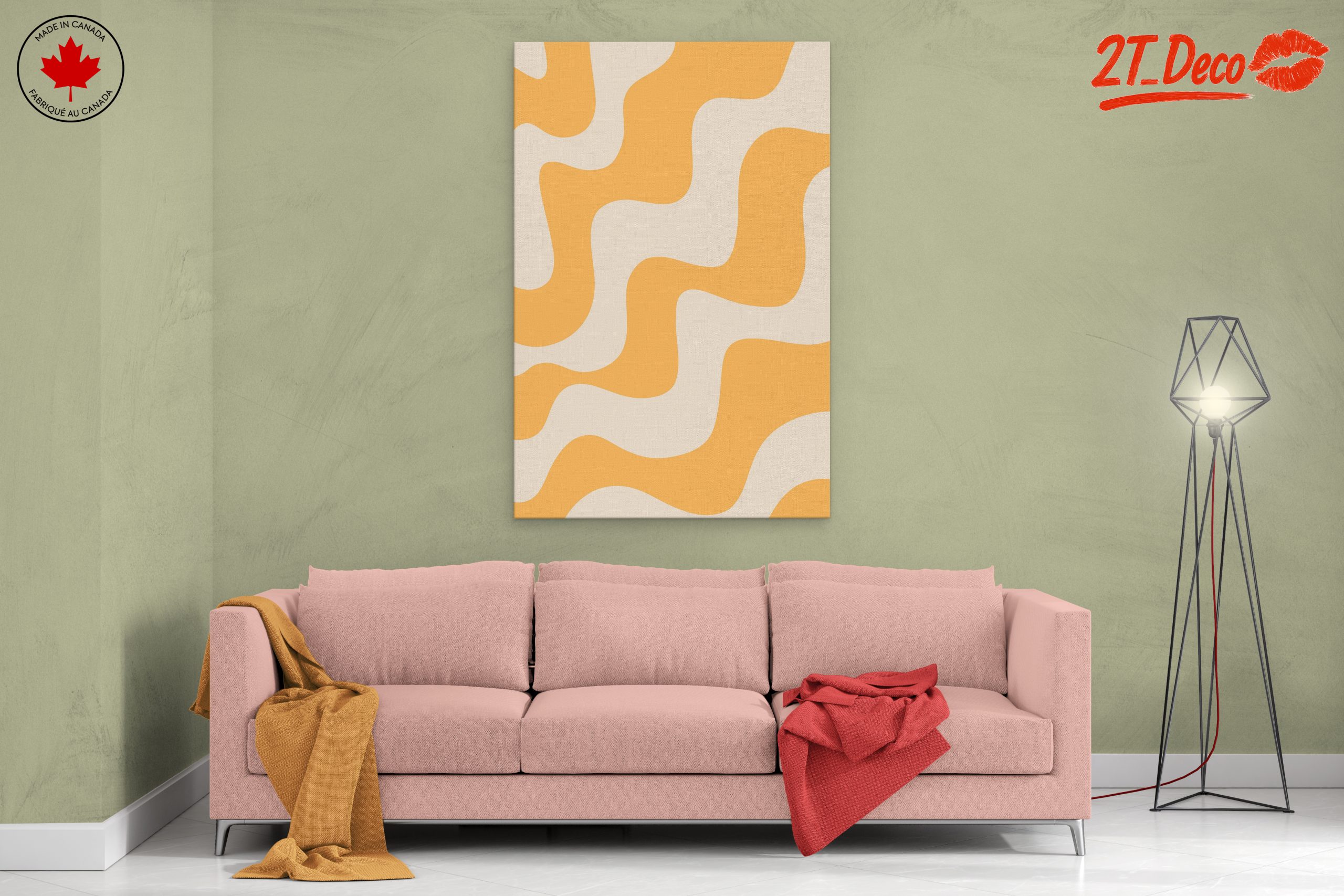 Vibrant Colorful Abstract Interior Design - Image 2