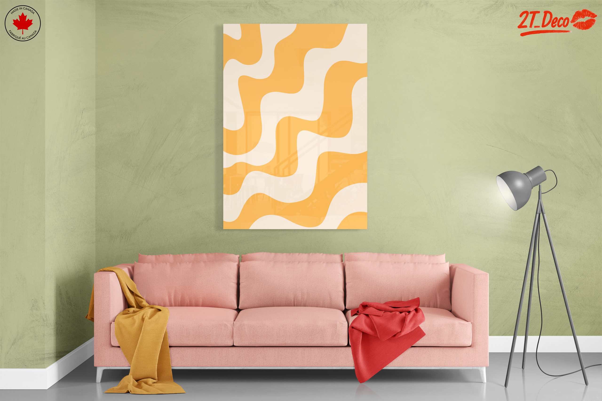 Vibrant Colorful Abstract Interior Design - Image 7