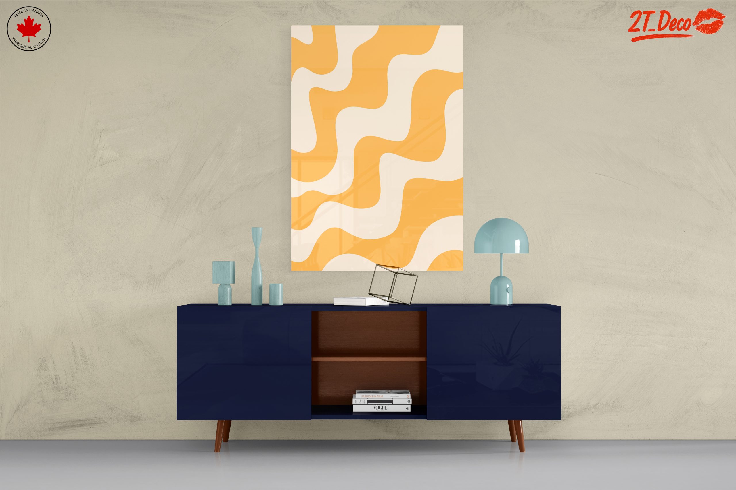 Vibrant Colorful Abstract Interior Design - Image 8