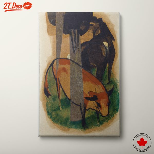 Stylized Farm Animals in Nature