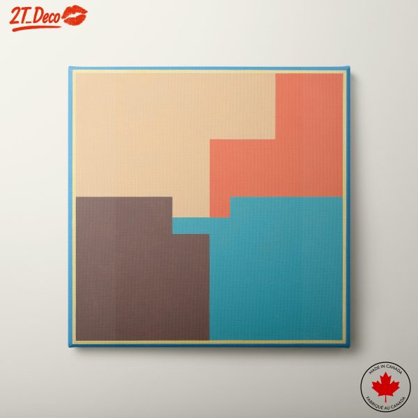 Geometric Abstract Art with Bold Colors 2