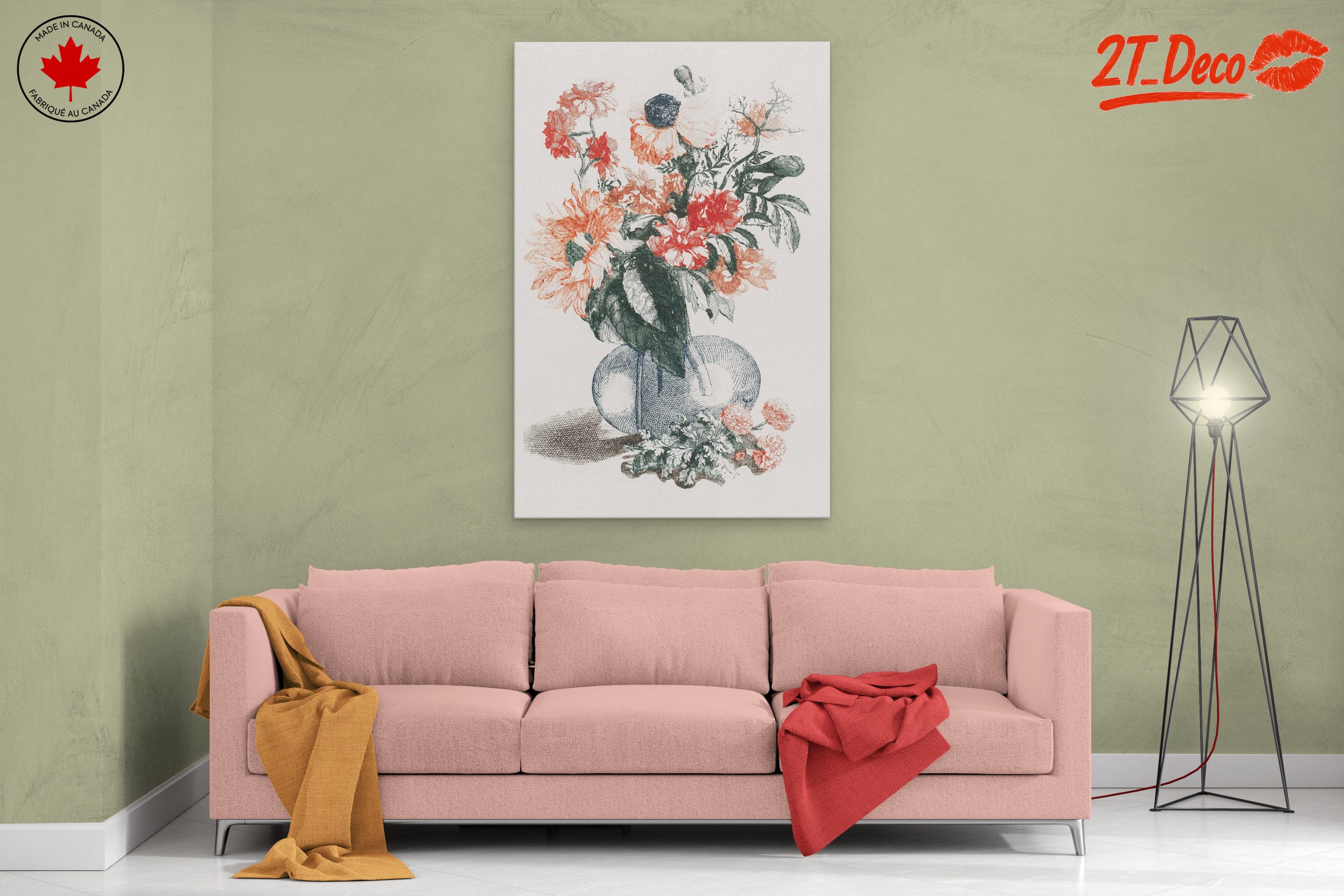Floral Composition in Balanced Elegance - Image 2