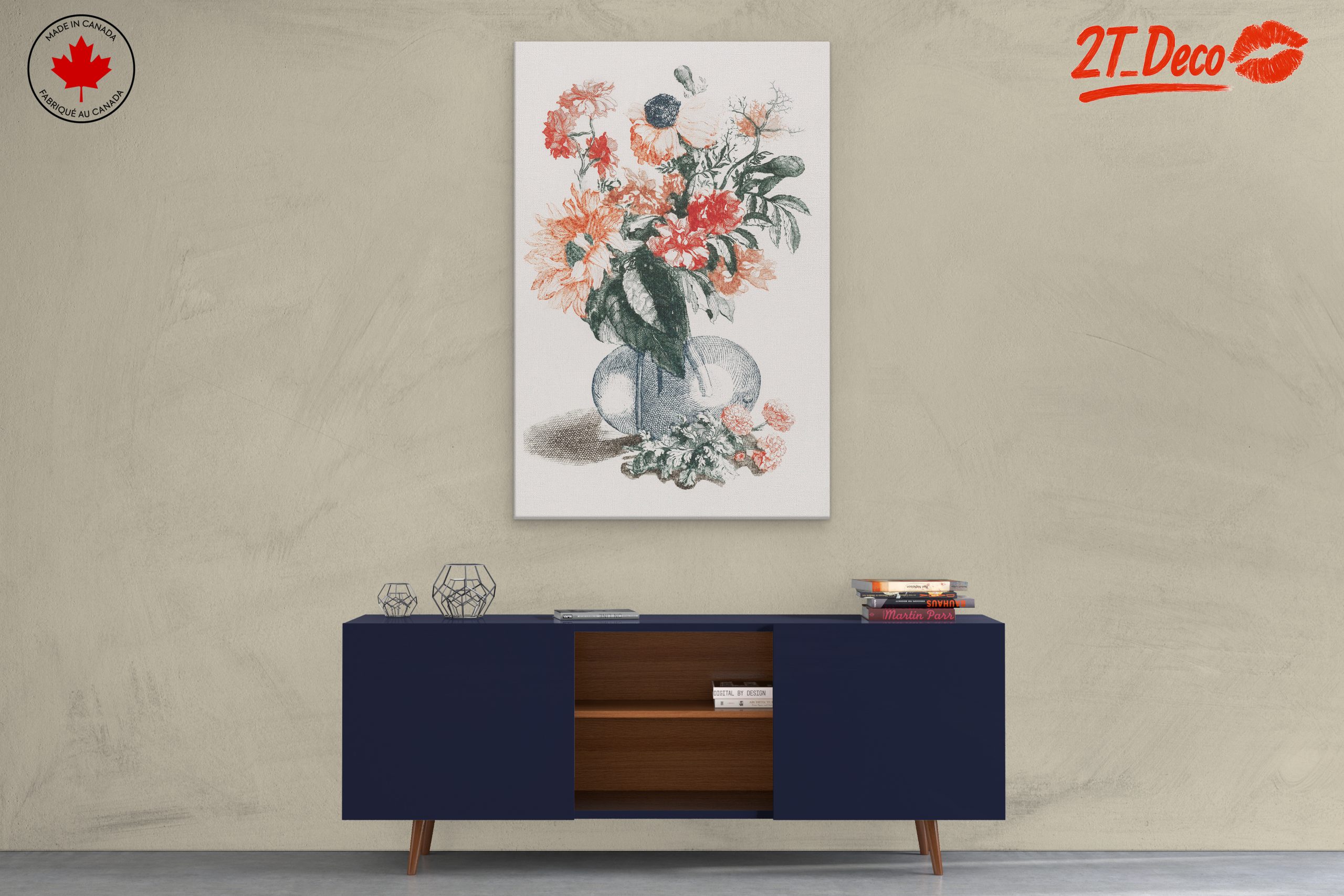Floral Composition in Balanced Elegance - Image 3