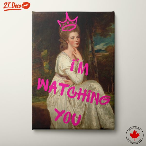 Modern Female Portrait with Playful Text