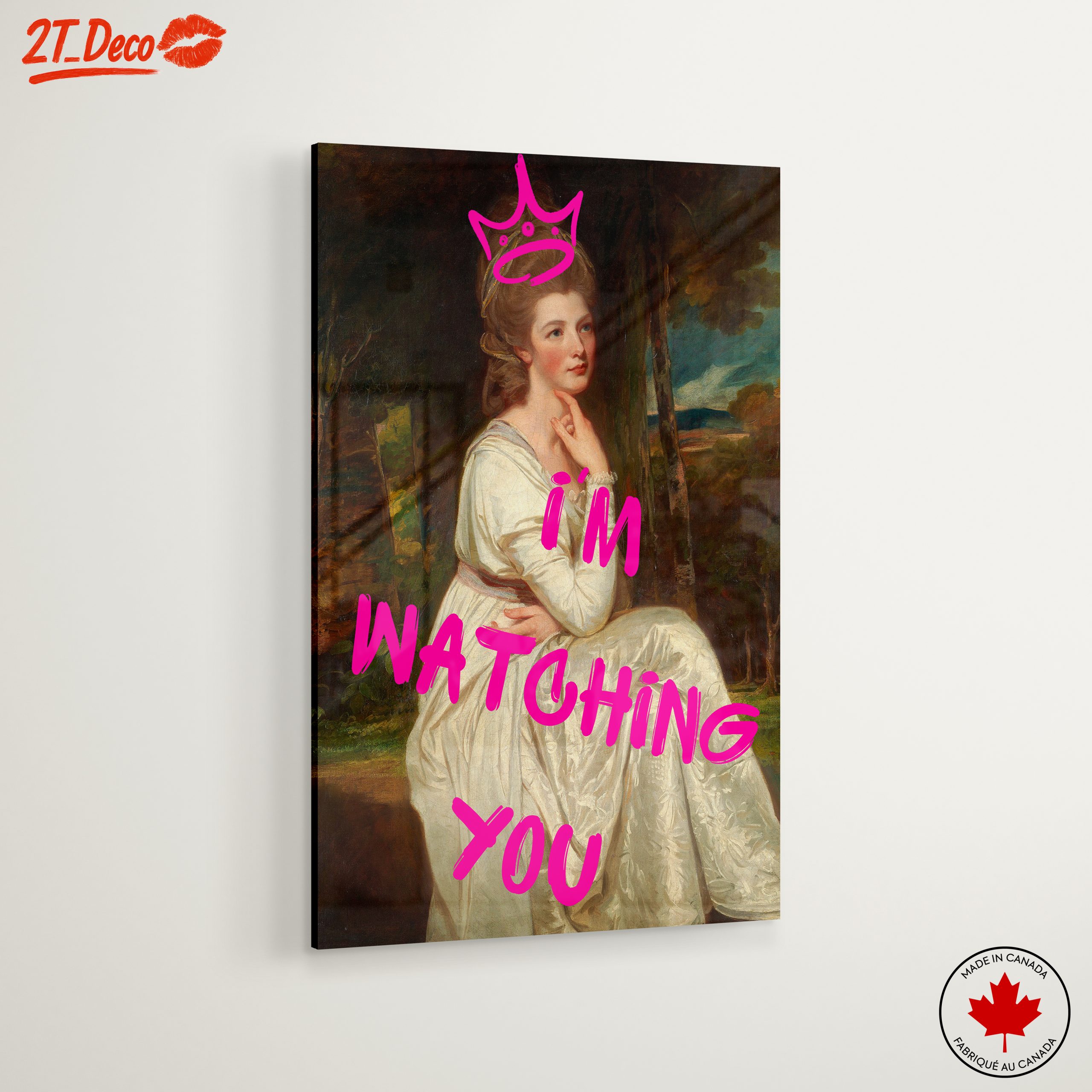 Modern Female Portrait with Playful Text - Image 6