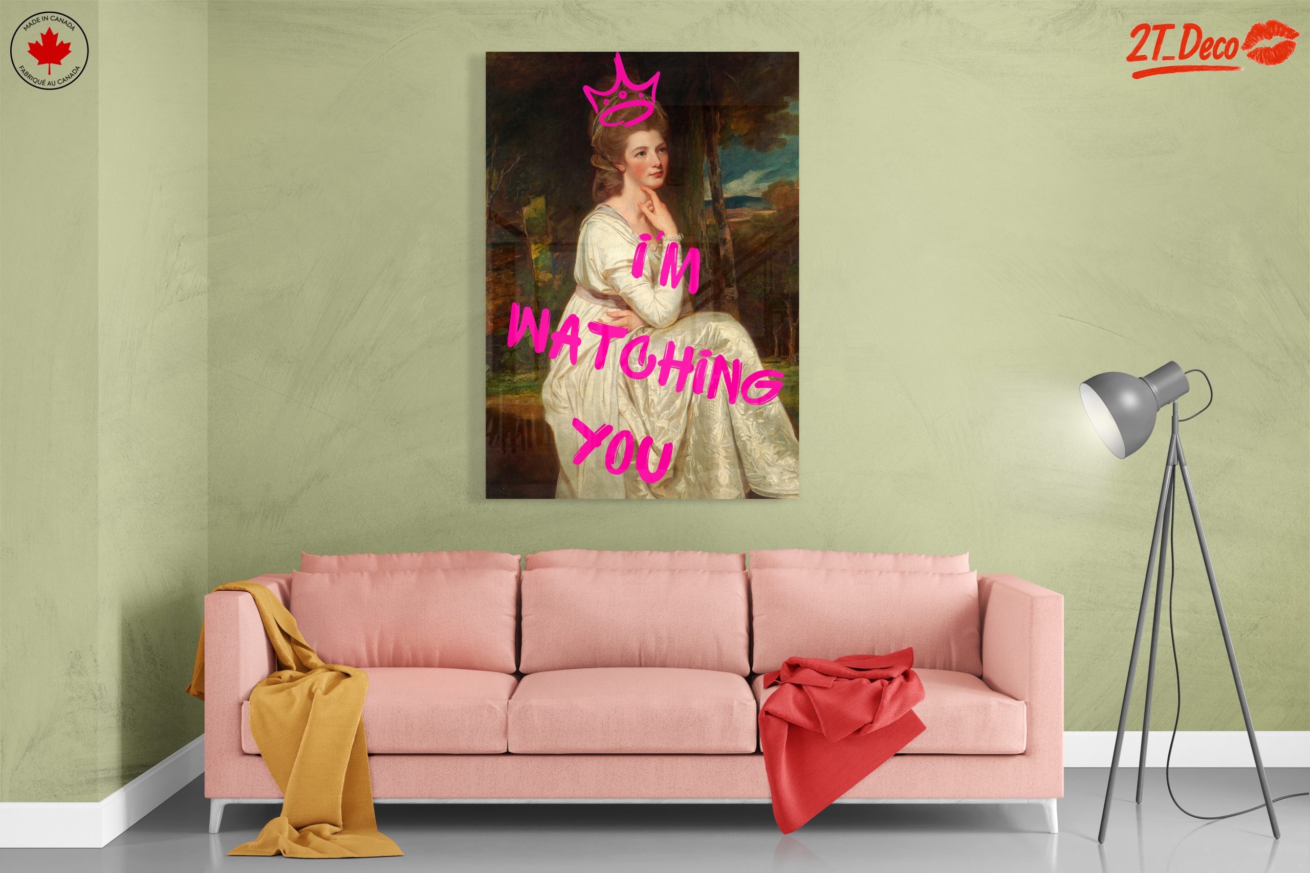 Modern Female Portrait with Playful Text - Image 7
