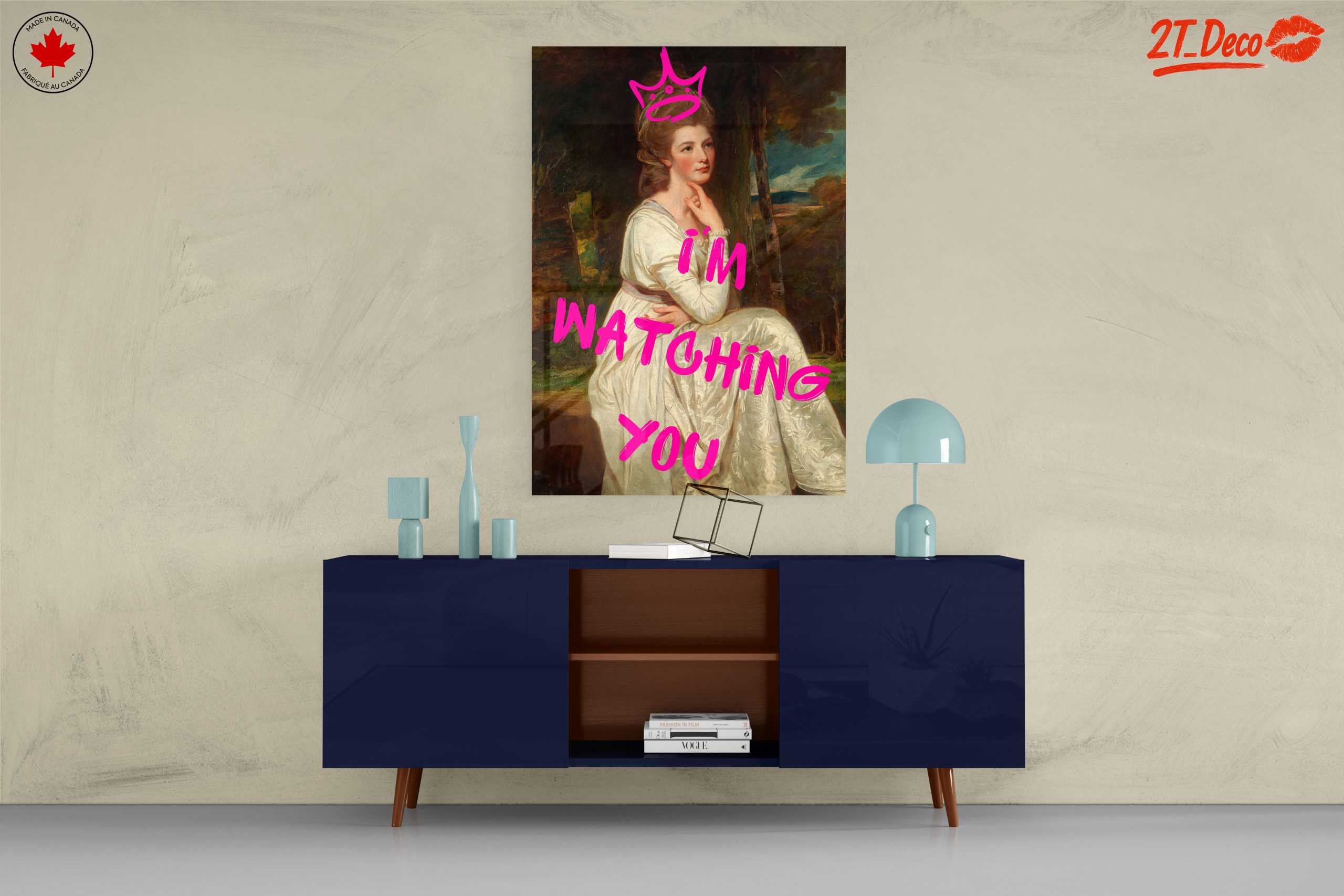 Modern Female Portrait with Playful Text - Image 8