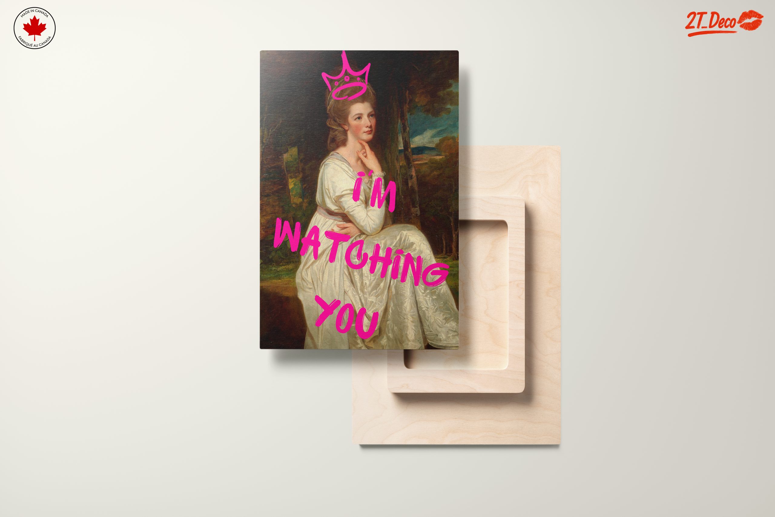 Modern Female Portrait with Playful Text - Image 11