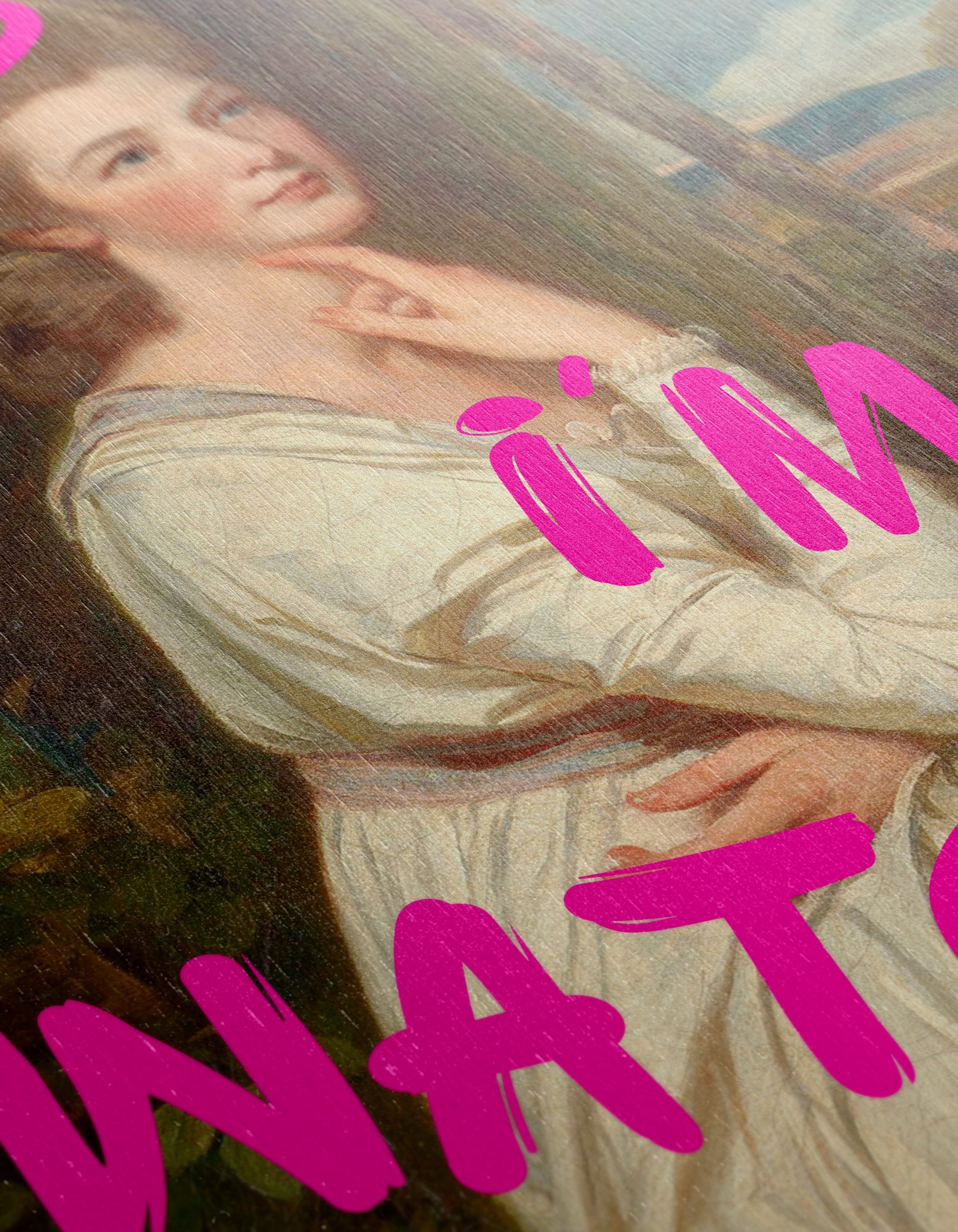 Modern Female Portrait with Playful Text - Image 12