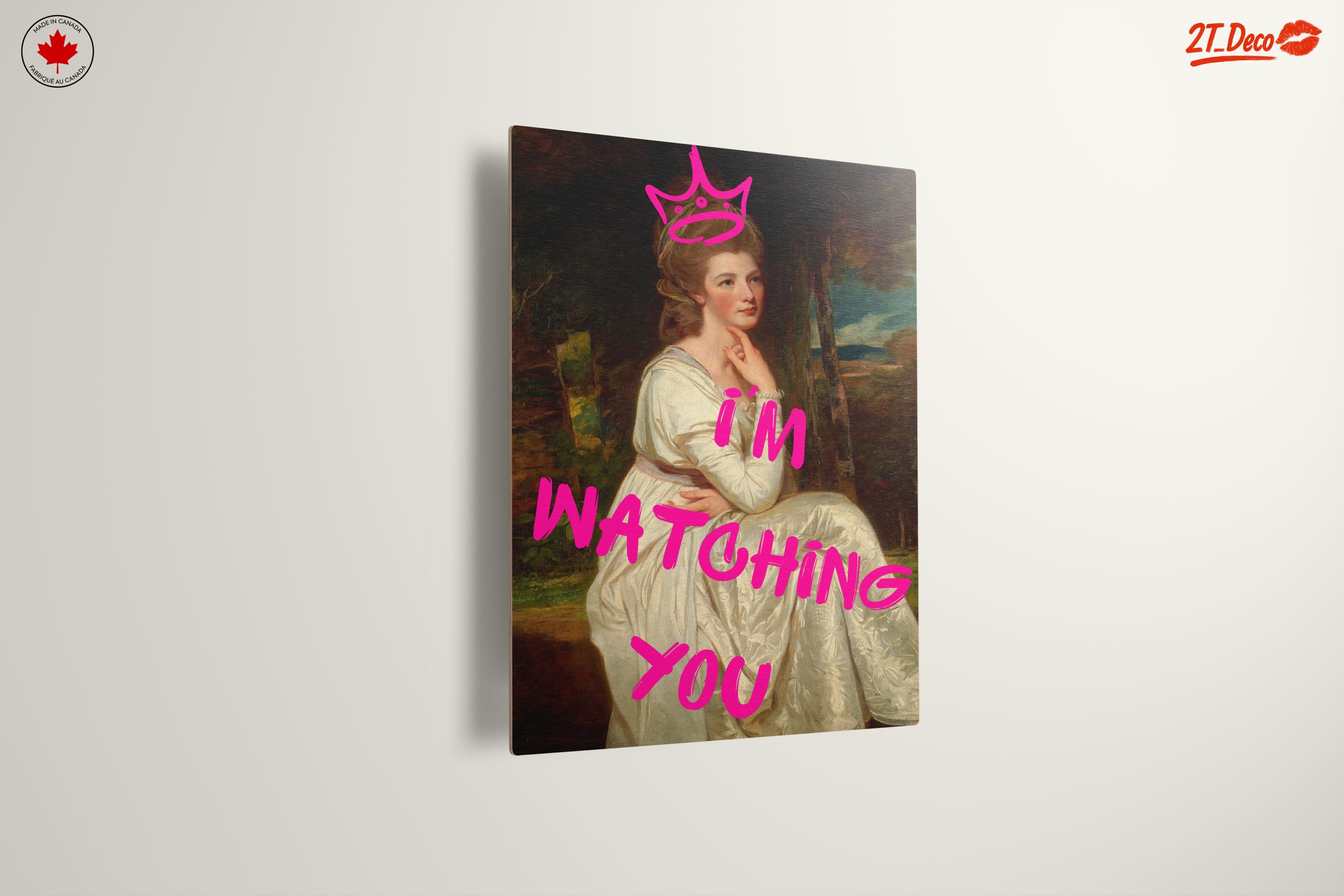 Modern Female Portrait with Playful Text - Image 13