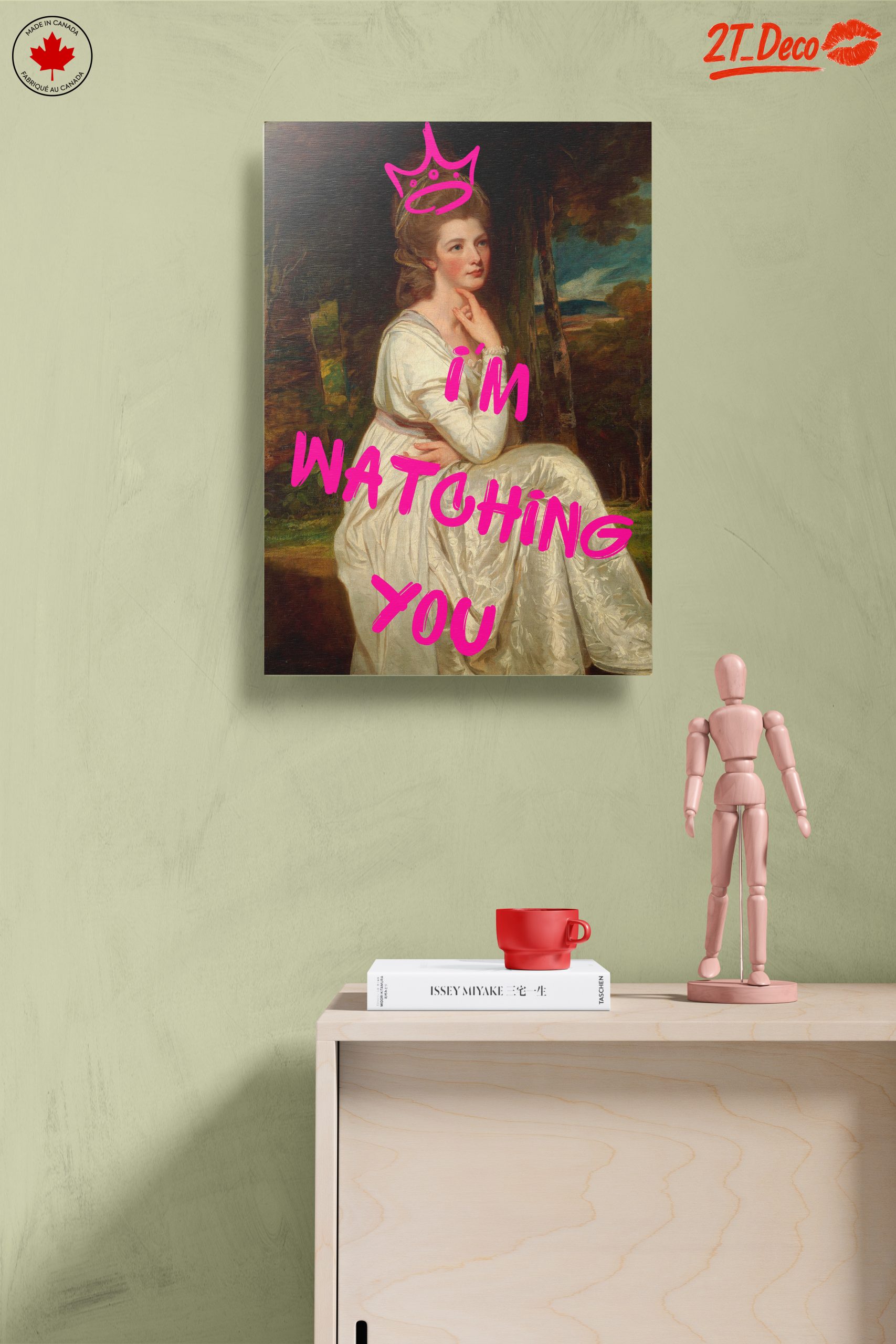 Modern Female Portrait with Playful Text - Image 14