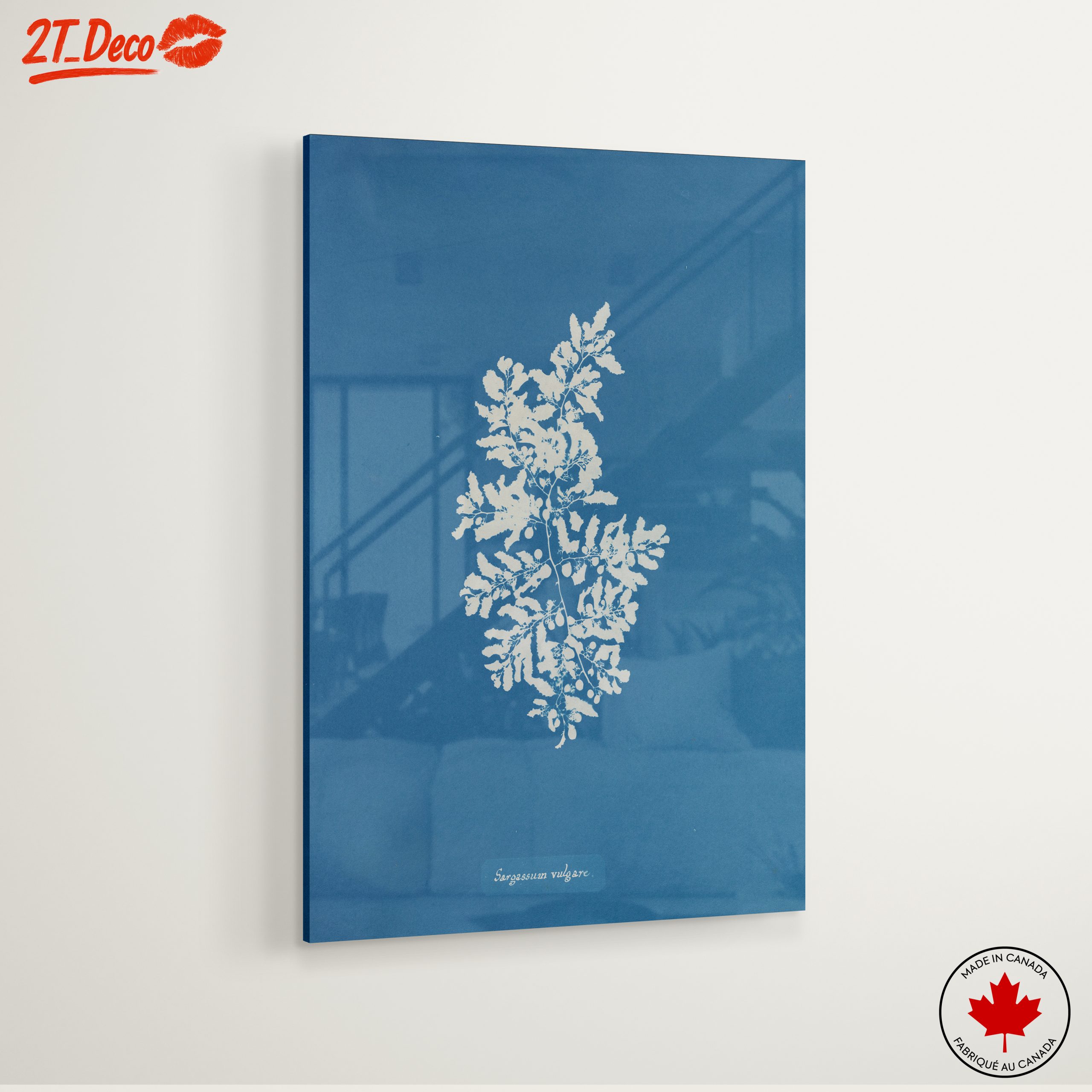 Elegant Botanical Art in Blue - Image 6