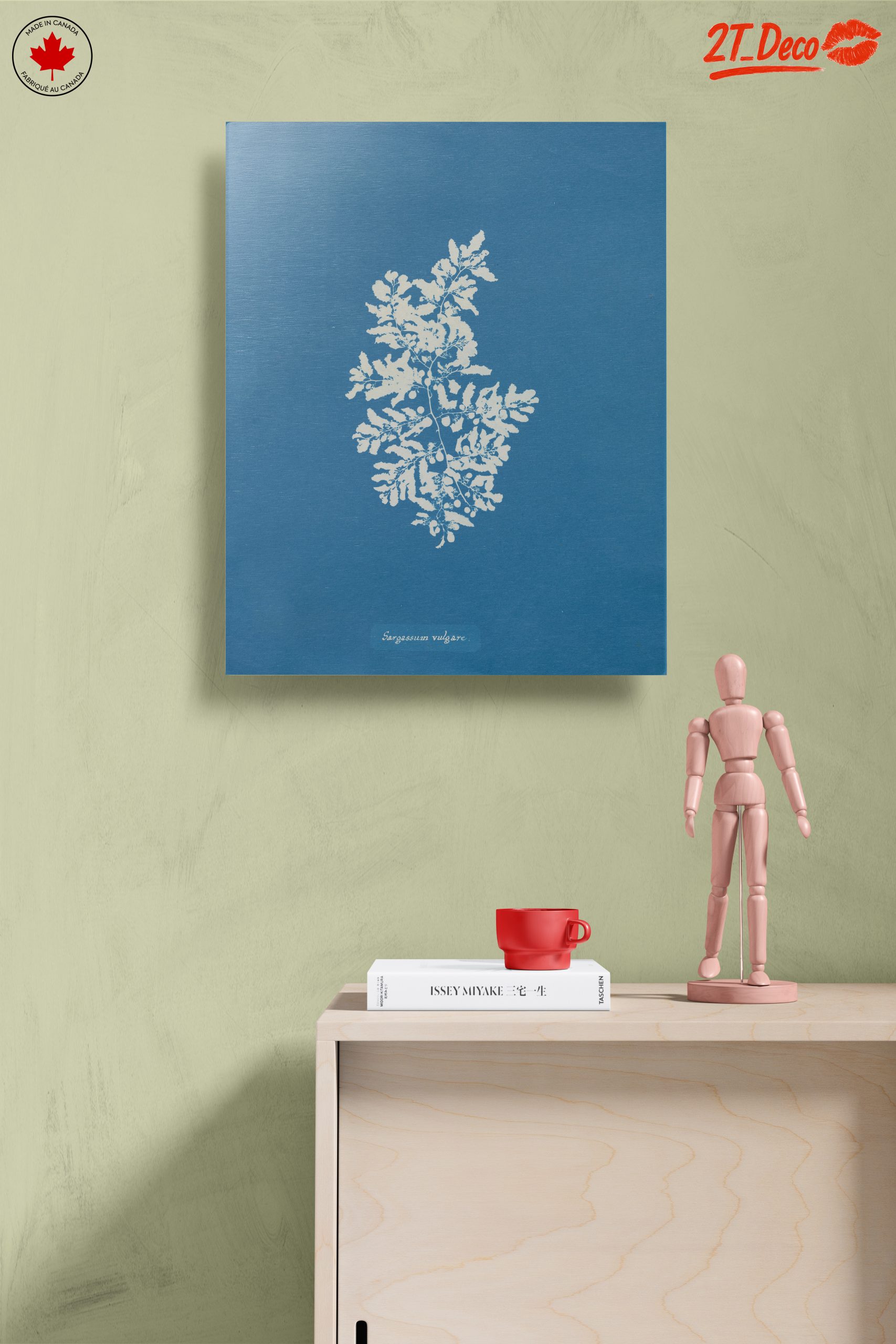 Elegant Botanical Art in Blue - Image 14