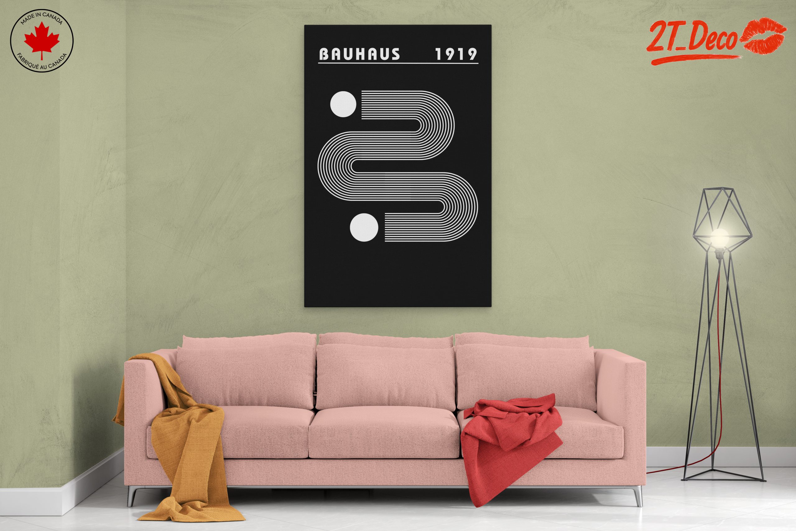 Bauhaus Style Geometric Art from 1919 - Image 2