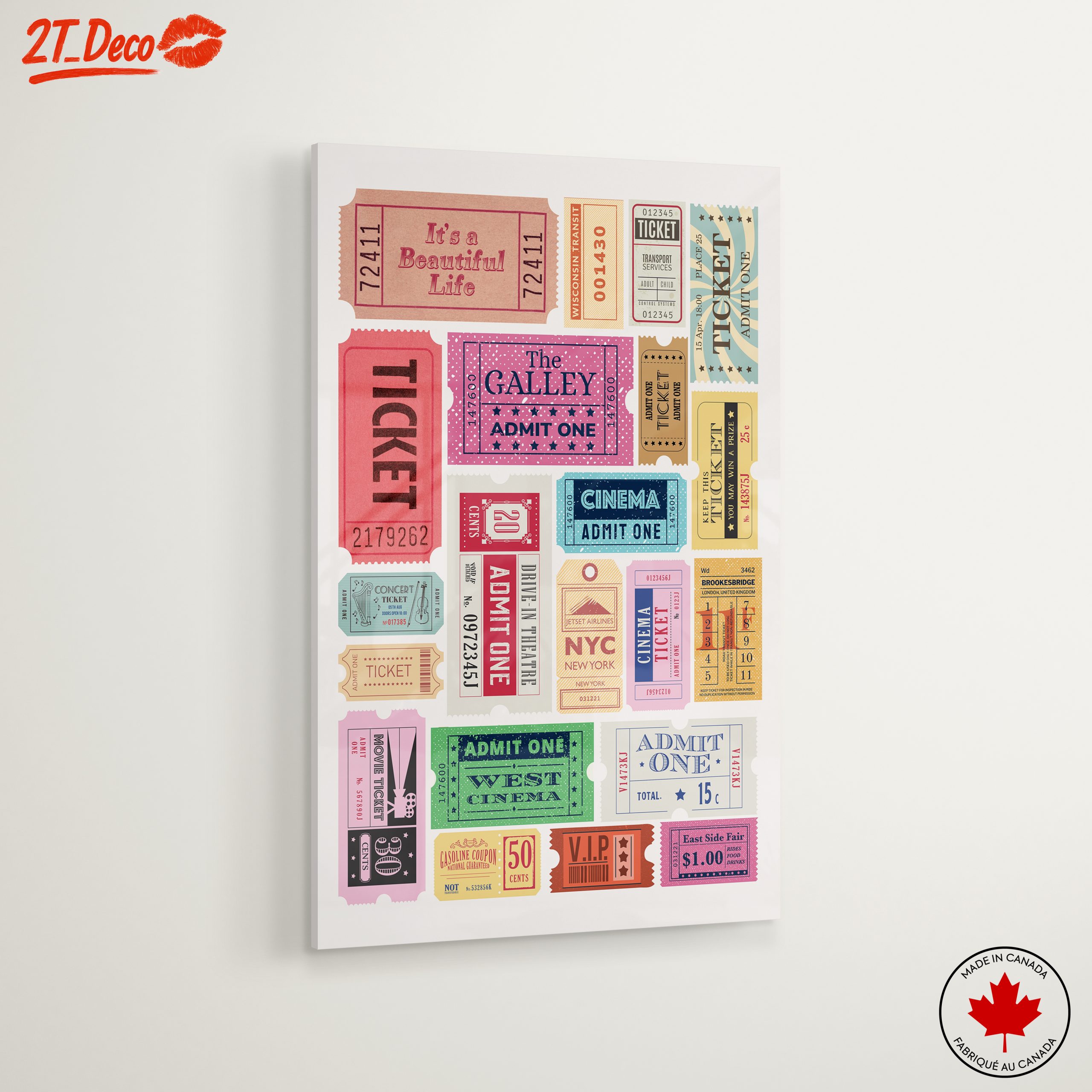 Whimsical Doodle Art of Vintage Tickets - Image 6