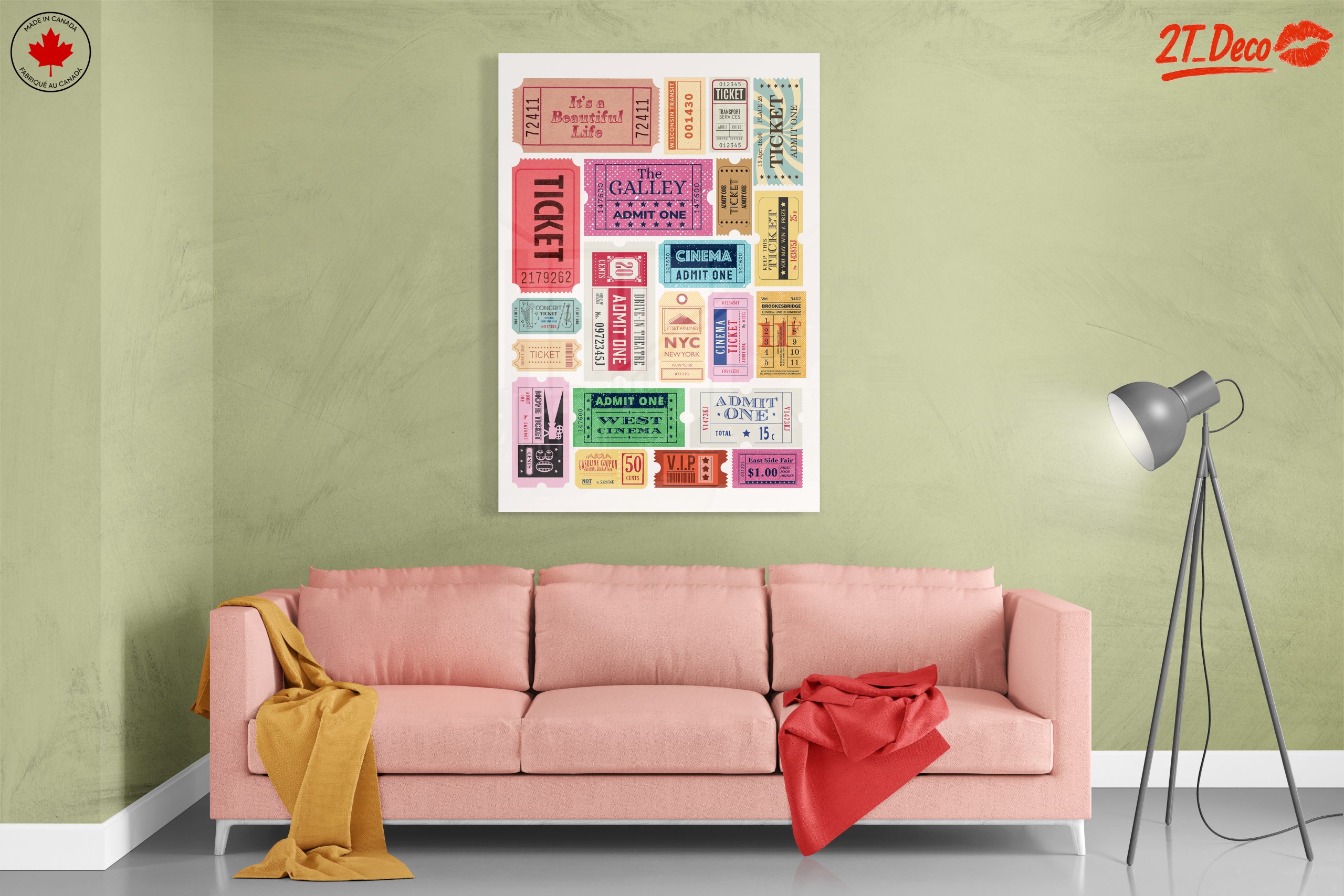 Whimsical Doodle Art of Vintage Tickets - Image 7