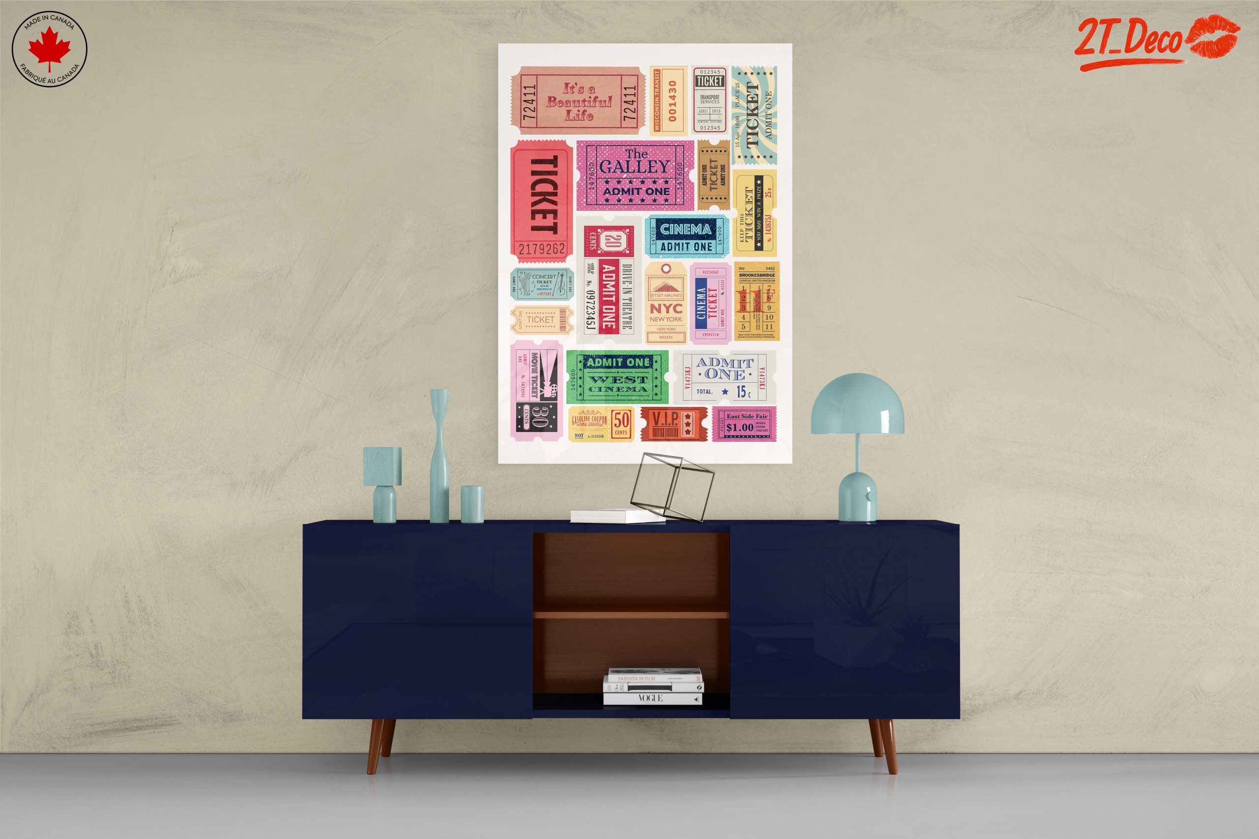 Whimsical Doodle Art of Vintage Tickets - Image 8