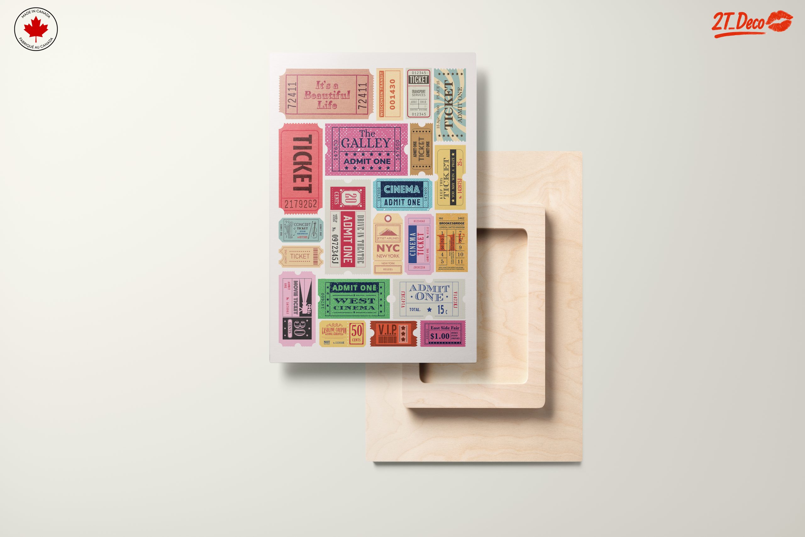 Whimsical Doodle Art of Vintage Tickets - Image 11