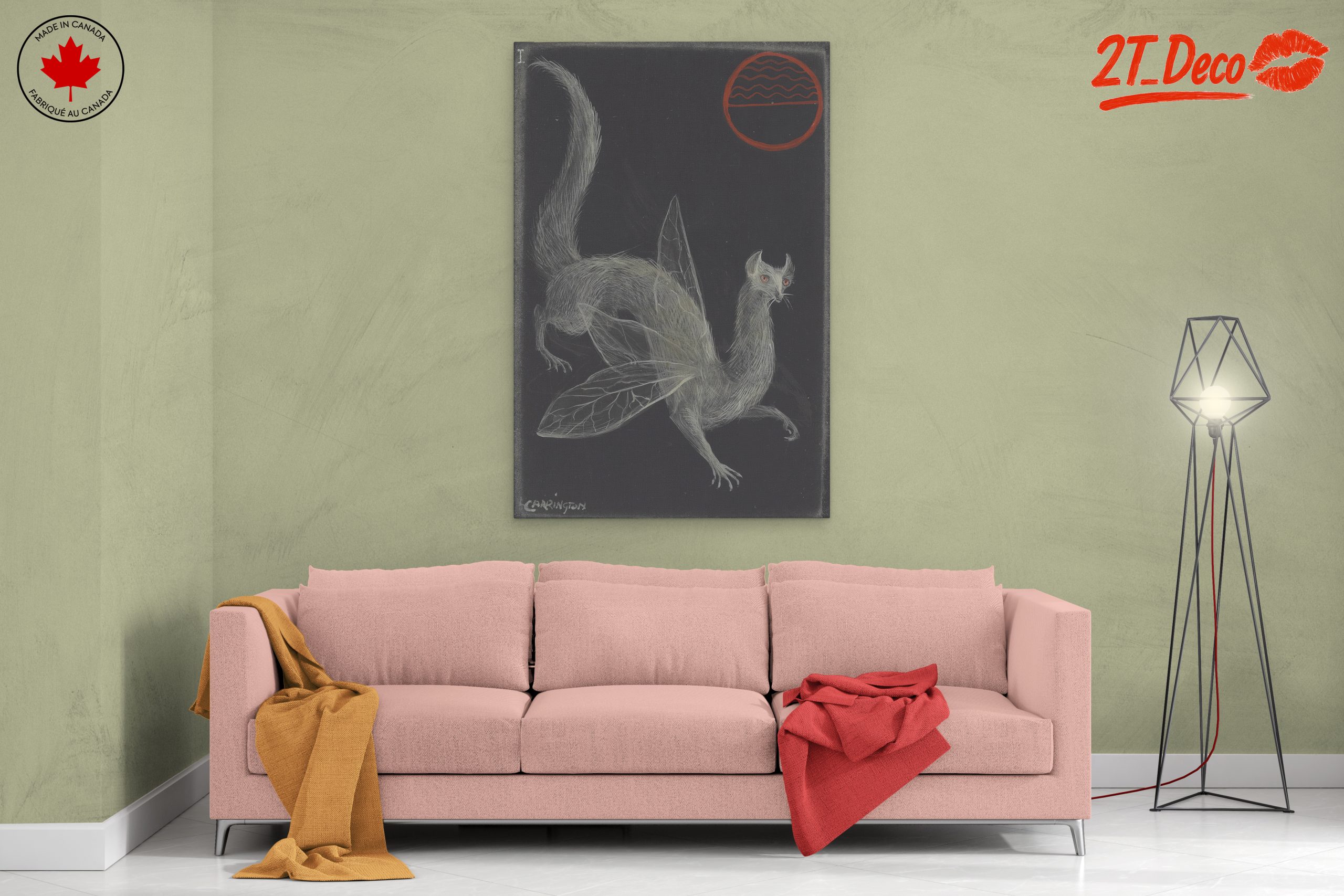 Surreal Creature Illustration with Wings - Image 2