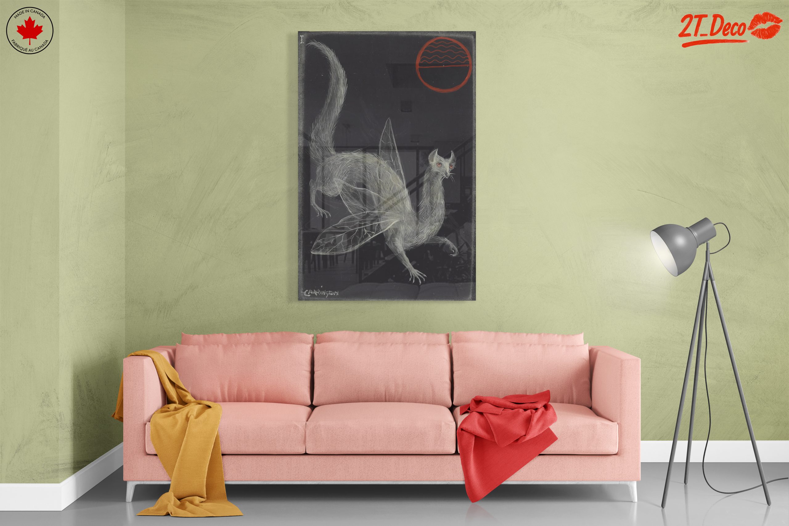 Surreal Creature Illustration with Wings - Image 7