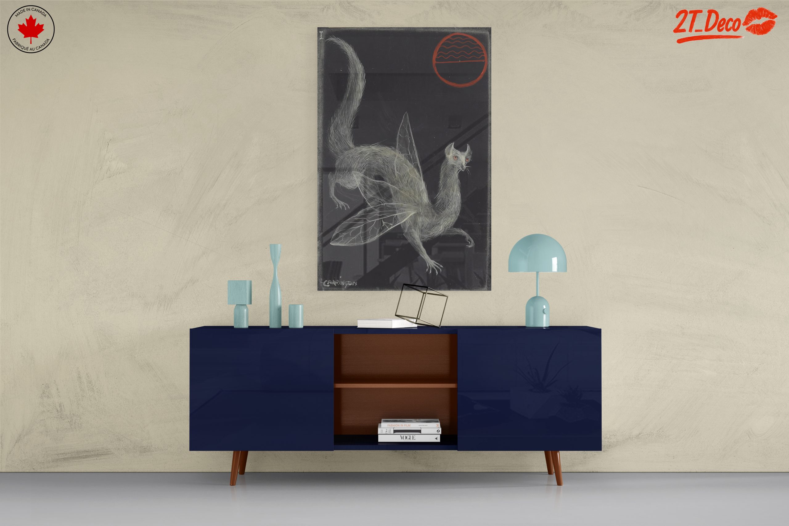 Surreal Creature Illustration with Wings - Image 8