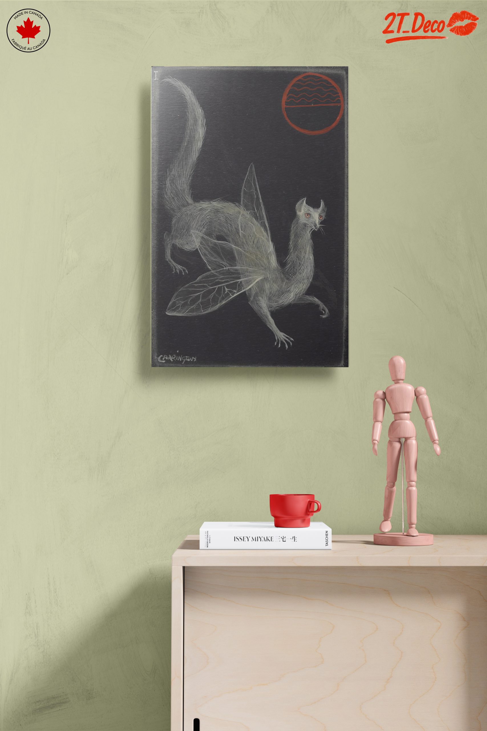 Surreal Creature Illustration with Wings - Image 14
