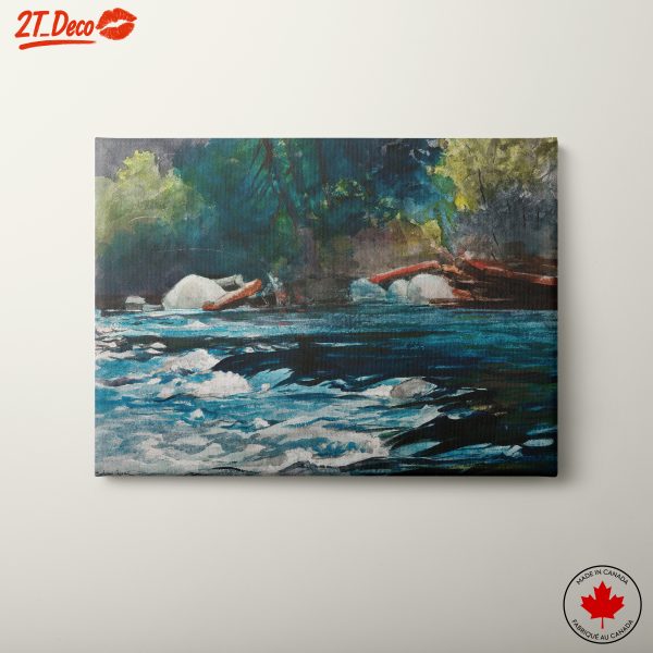 Serene Nature Landscape with Flowing Water 2