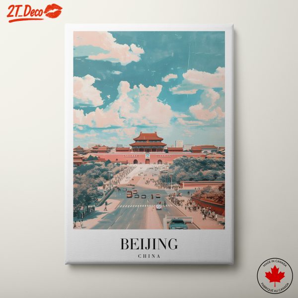 Modern Beijing Cityscape Art