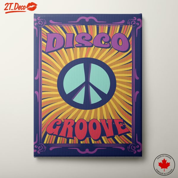Disco Groove Psychedelic Pop Art