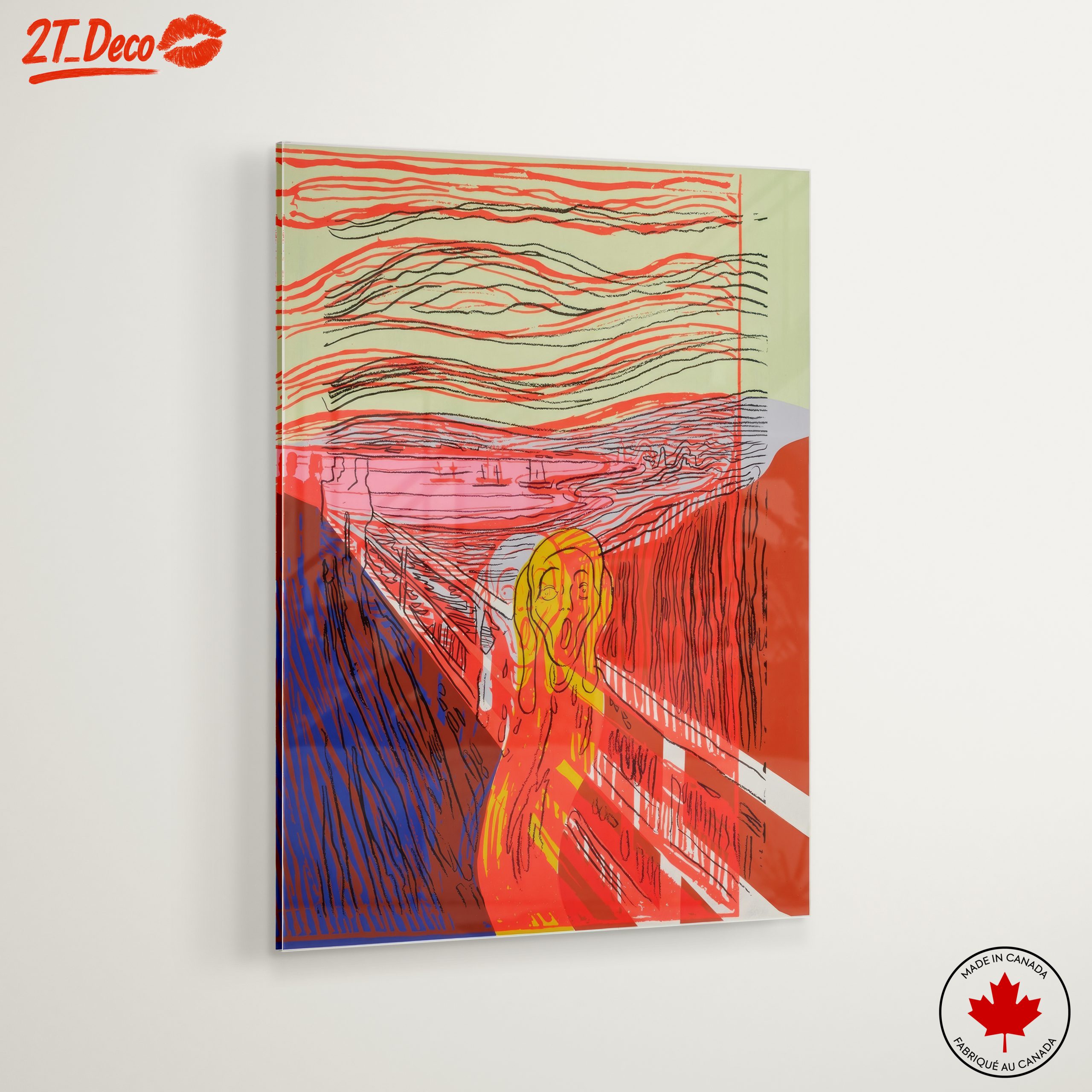 Modern Interpretation of The Scream in Vibrant Colors - Image 6