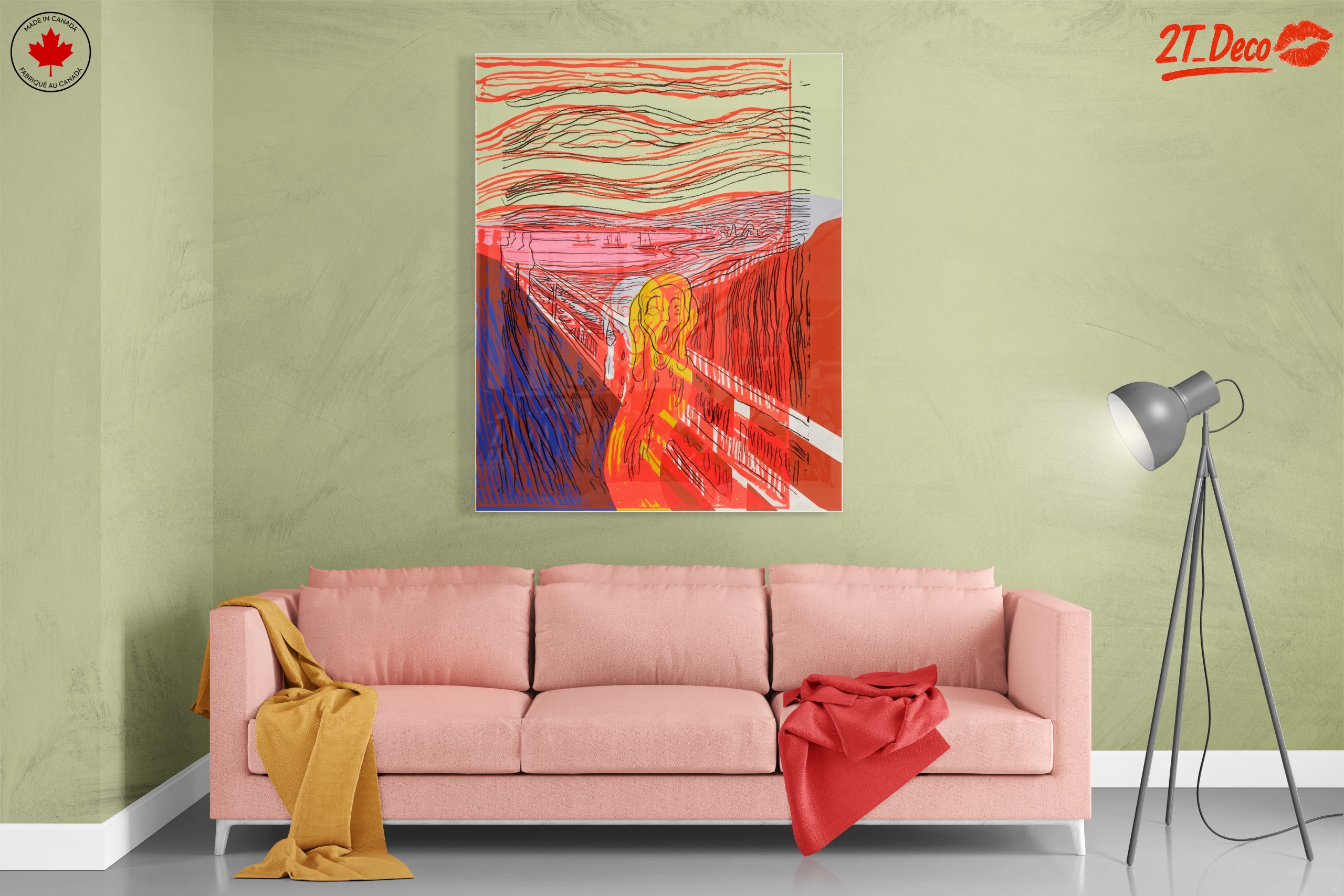 Modern Interpretation of The Scream in Vibrant Colors - Image 7