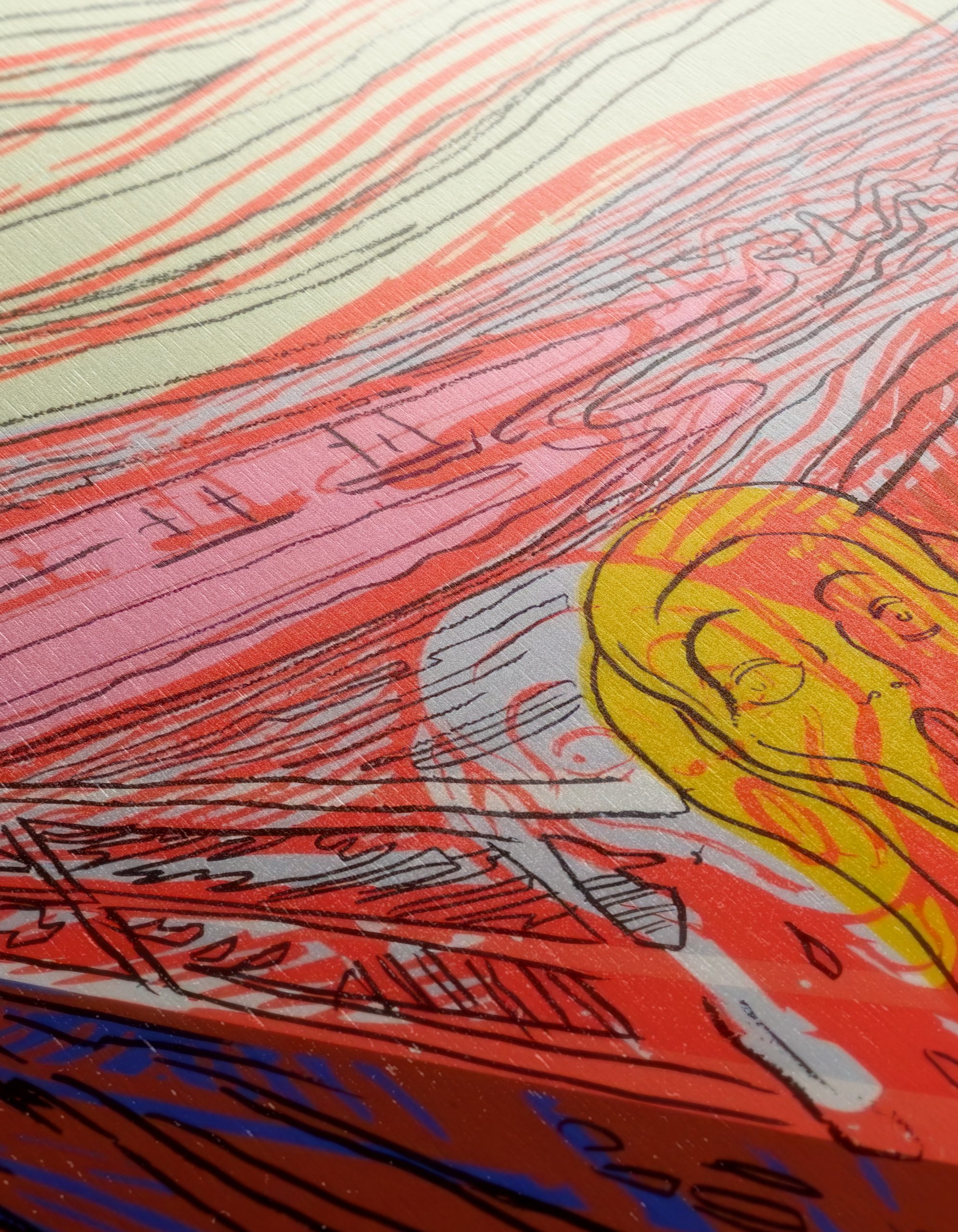 Modern Interpretation of The Scream in Vibrant Colors - Image 12