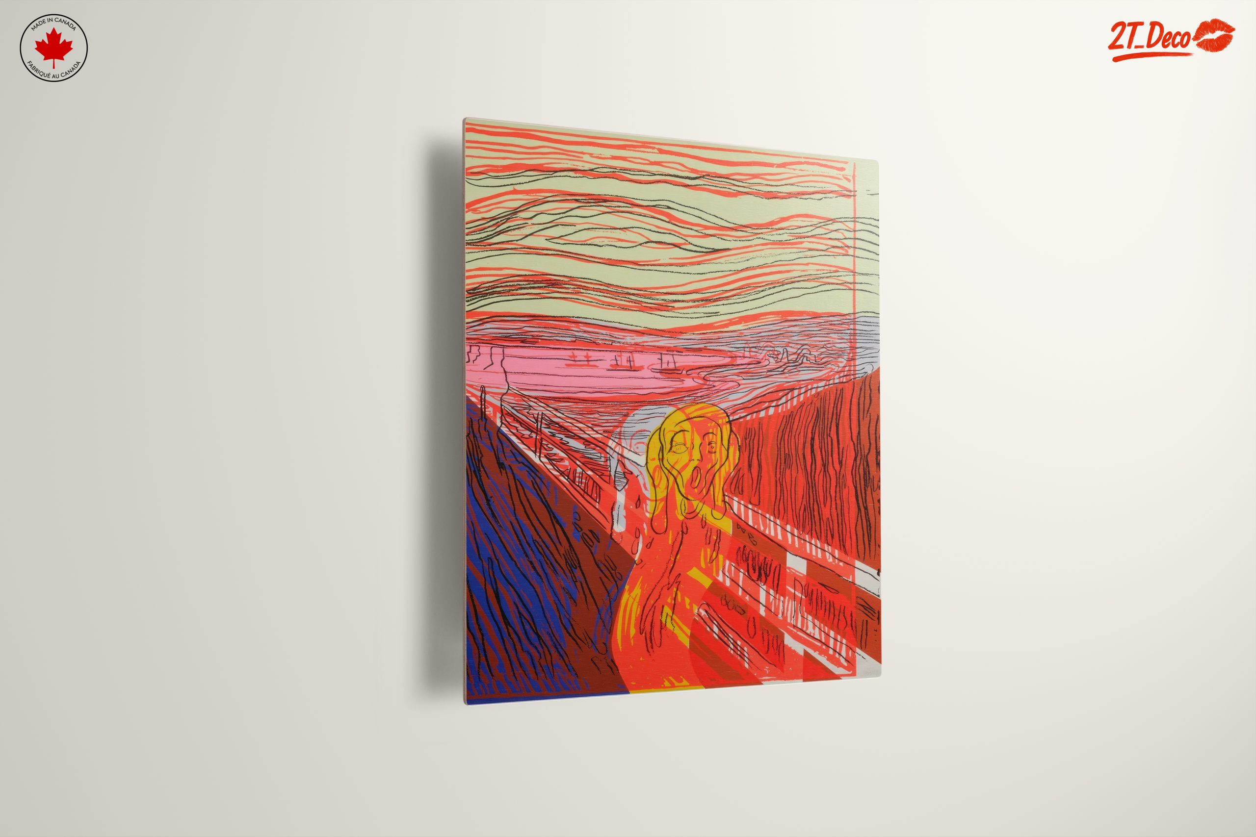 Modern Interpretation of The Scream in Vibrant Colors - Image 13