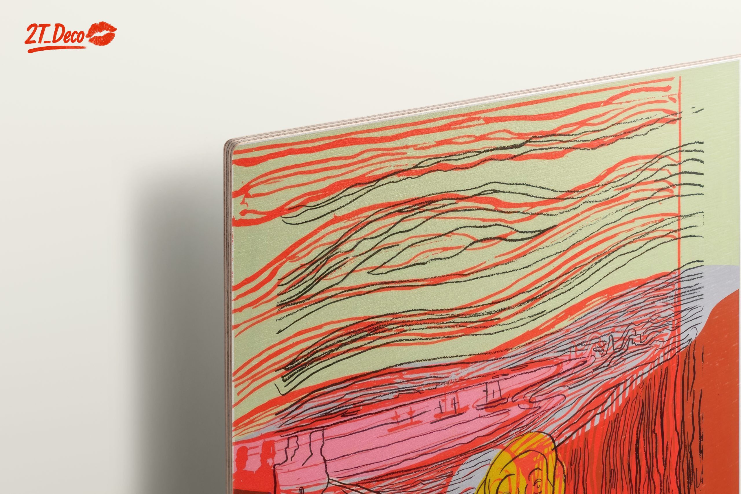 Modern Interpretation of The Scream in Vibrant Colors - Image 15
