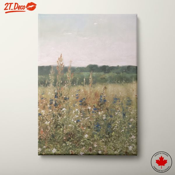 Serene Nature Landscape with Wildflowers 2