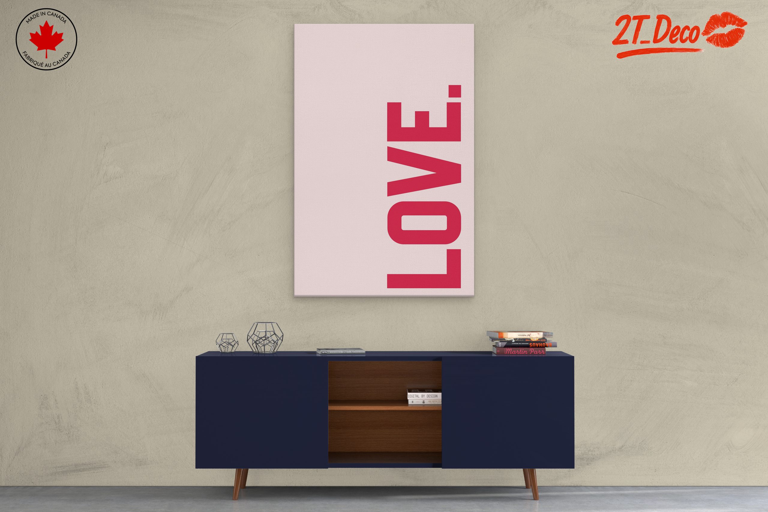 Love Bold Typography Art for Modern Decor - Image 3