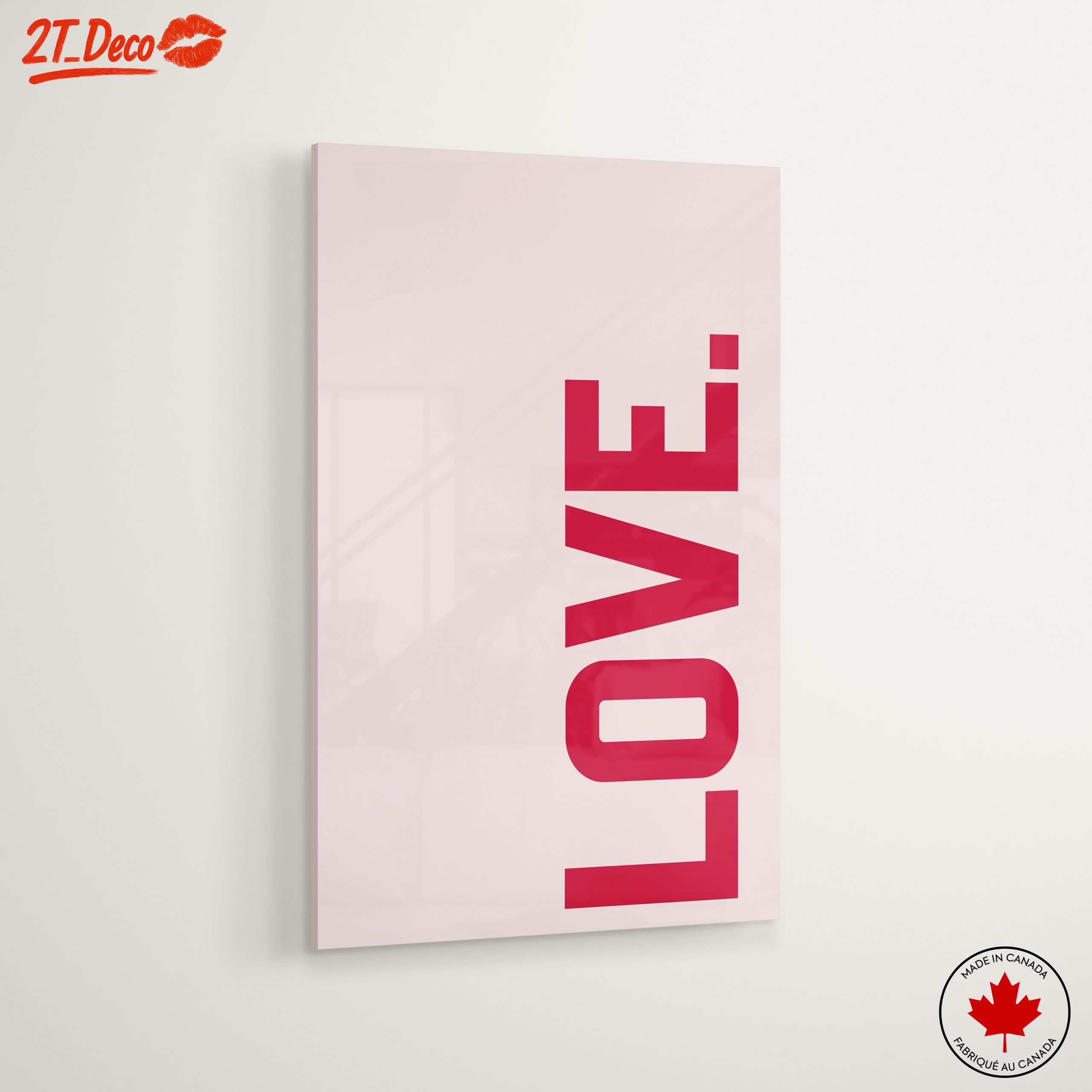 Love Bold Typography Art for Modern Decor - Image 6