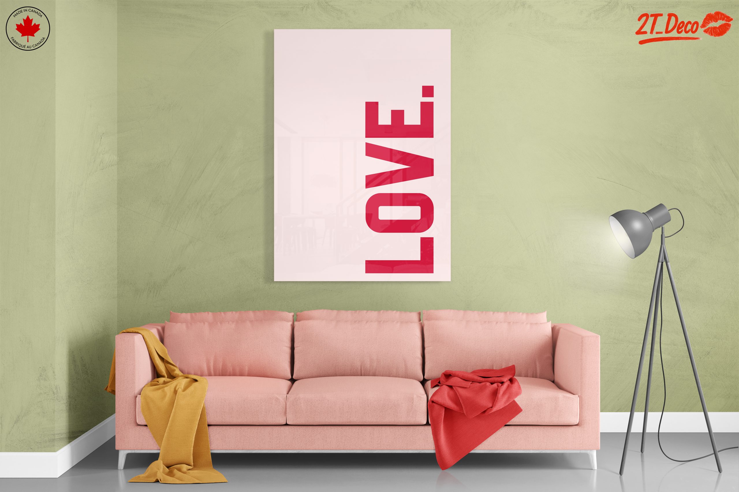 Love Bold Typography Art for Modern Decor - Image 7