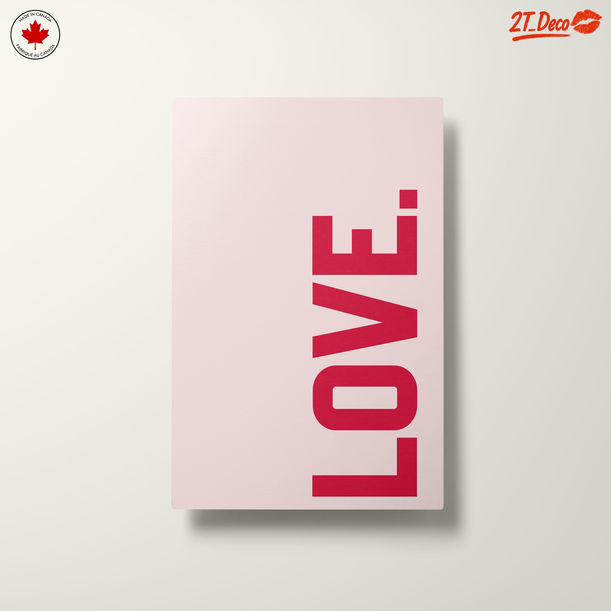 Love Bold Typography Art for Modern Decor - Image 10