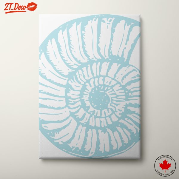 Stylized Nautilus Shell Art