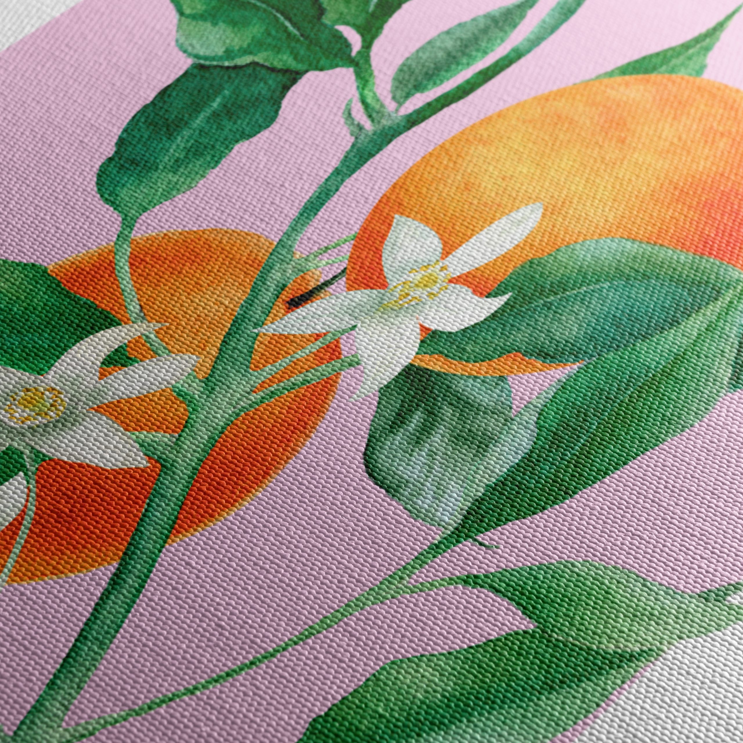 Oranges and Blossoms Botanical Art - Image 5