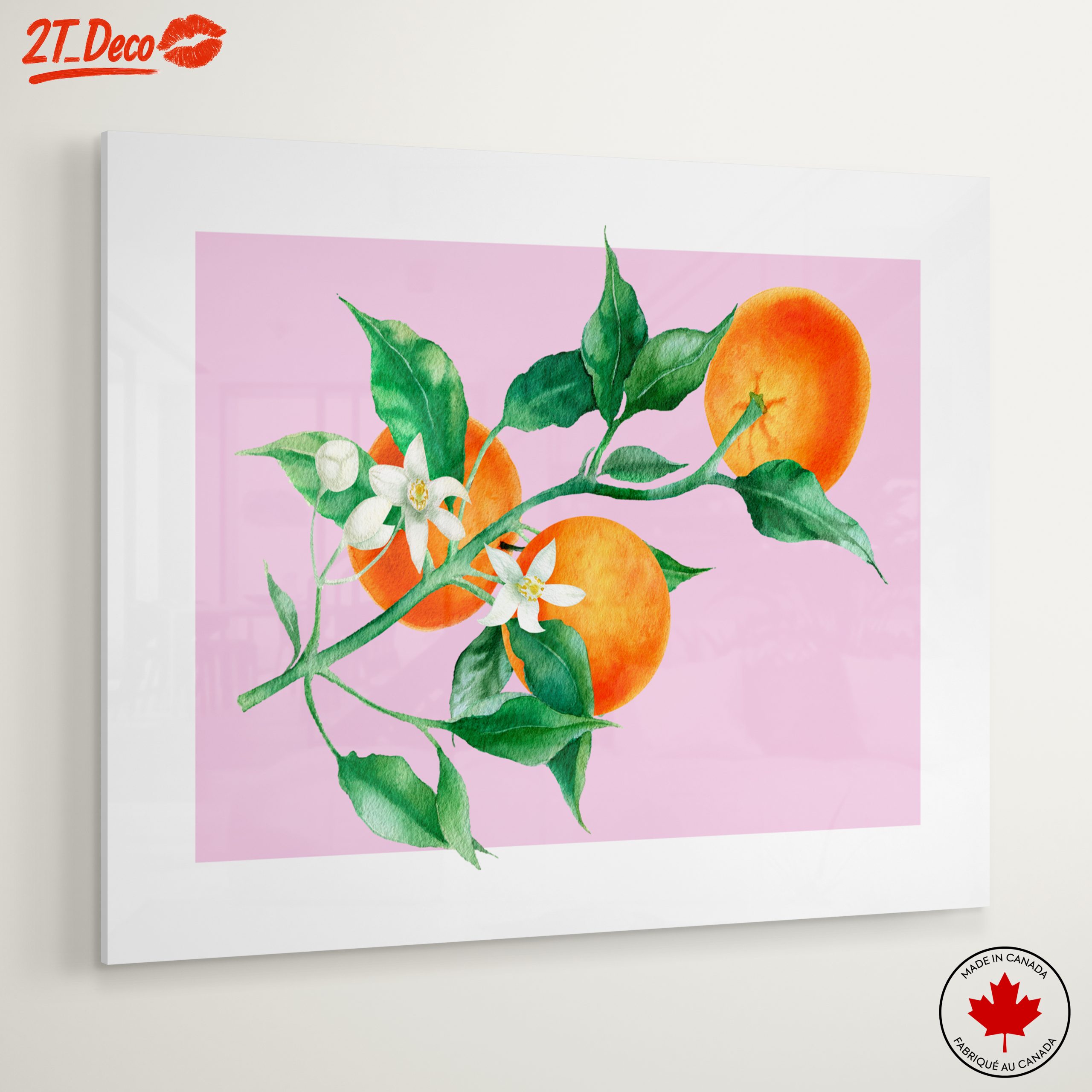 Oranges and Blossoms Botanical Art - Image 6