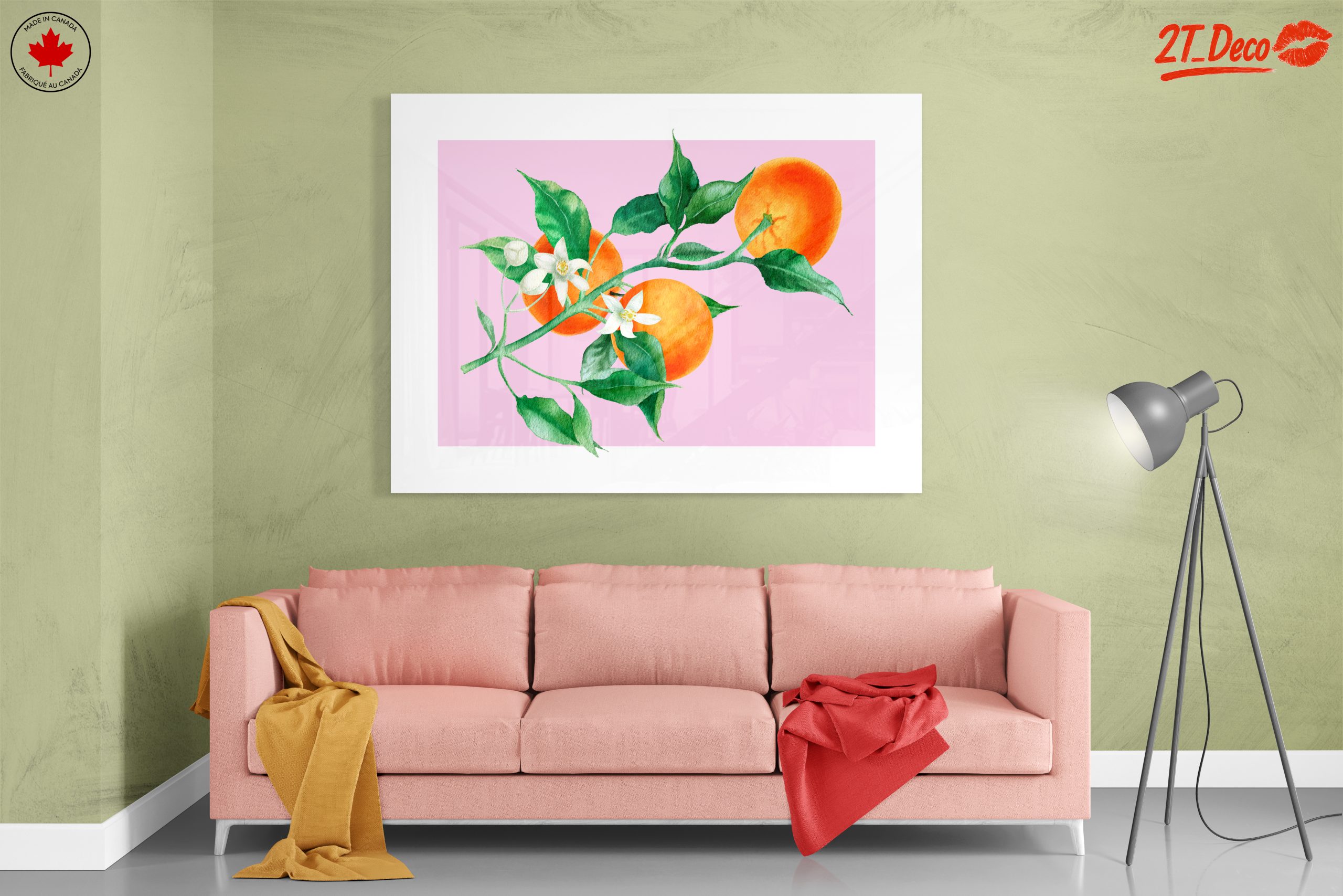 Oranges and Blossoms Botanical Art - Image 7