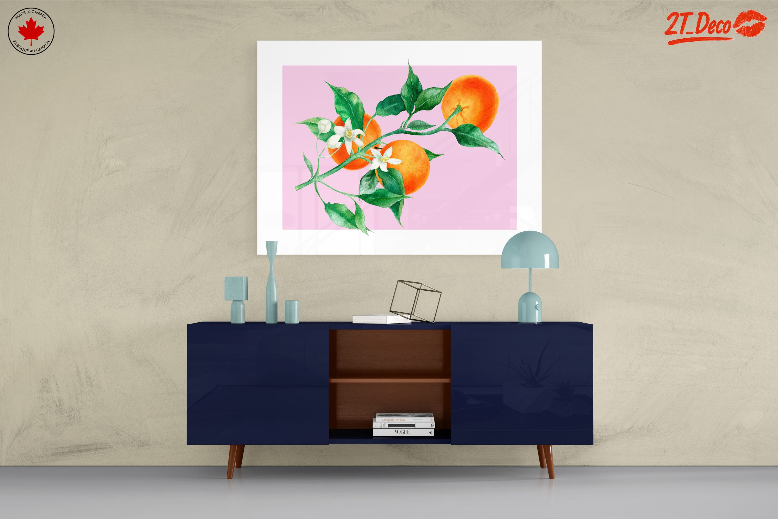 Oranges and Blossoms Botanical Art - Image 8