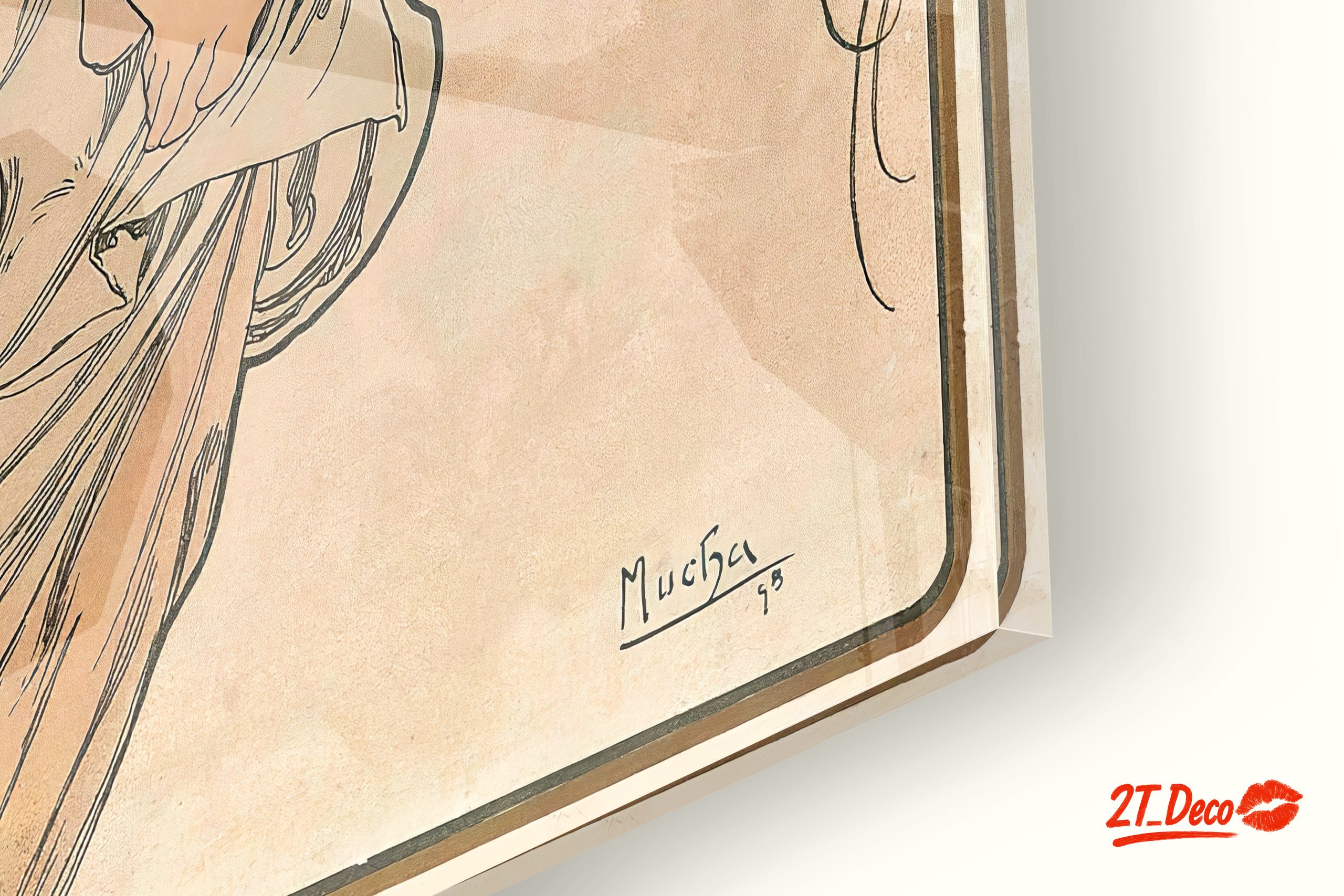 Alphonse Mucha Style Vintage Art - Image 9