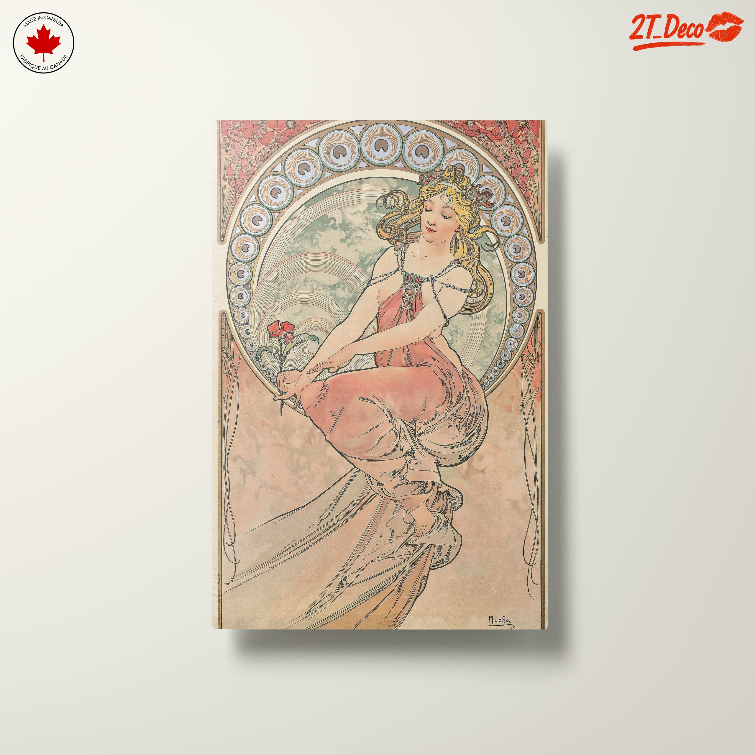 Alphonse Mucha Style Vintage Art - Image 10