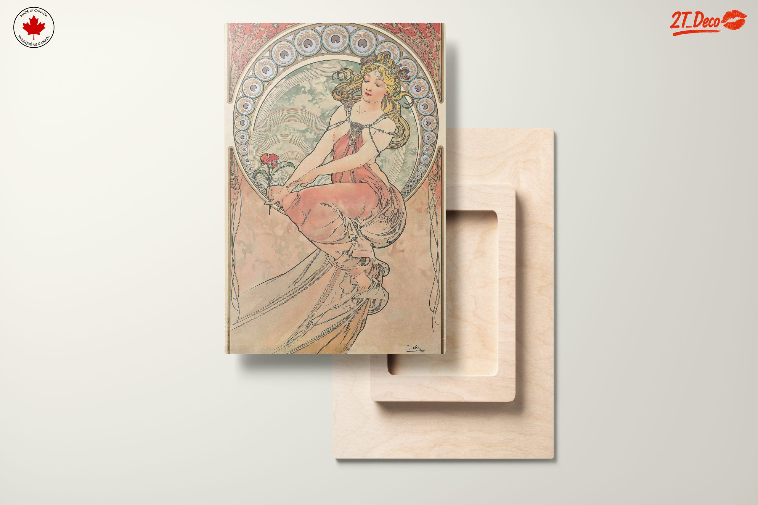 Alphonse Mucha Style Vintage Art - Image 11